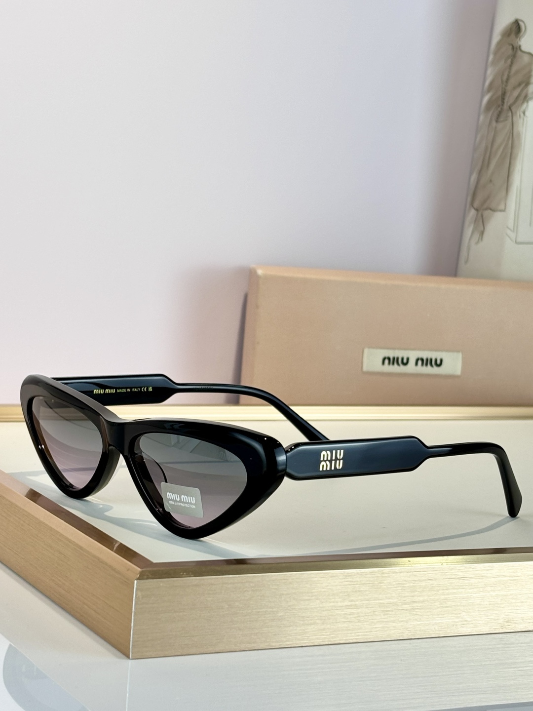 MIU MIUMODEL:MU B11SUSIZE：54口18-140