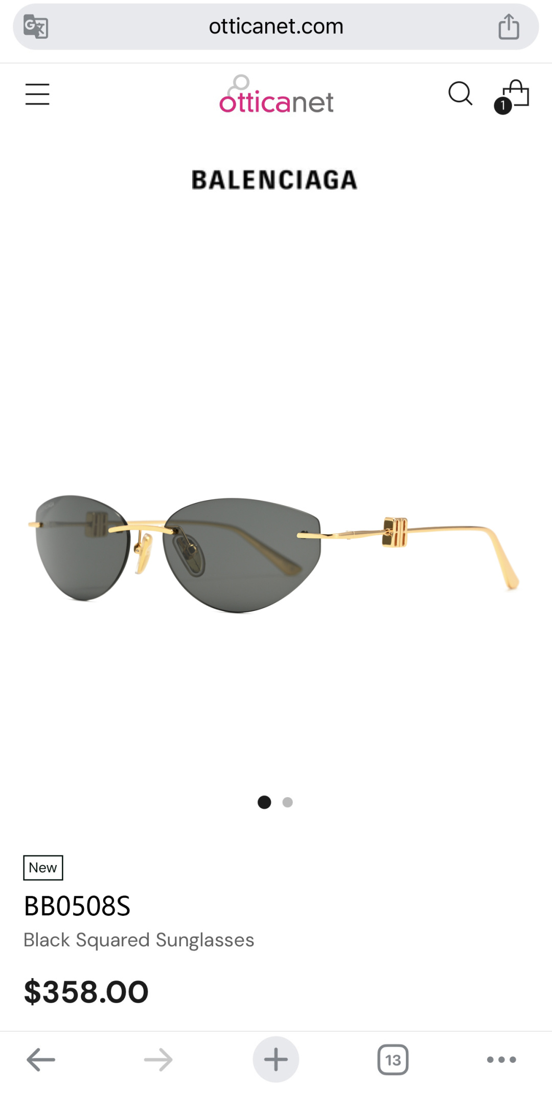 BALENCIAG*MOD：BB0508Ssize：61口17-145