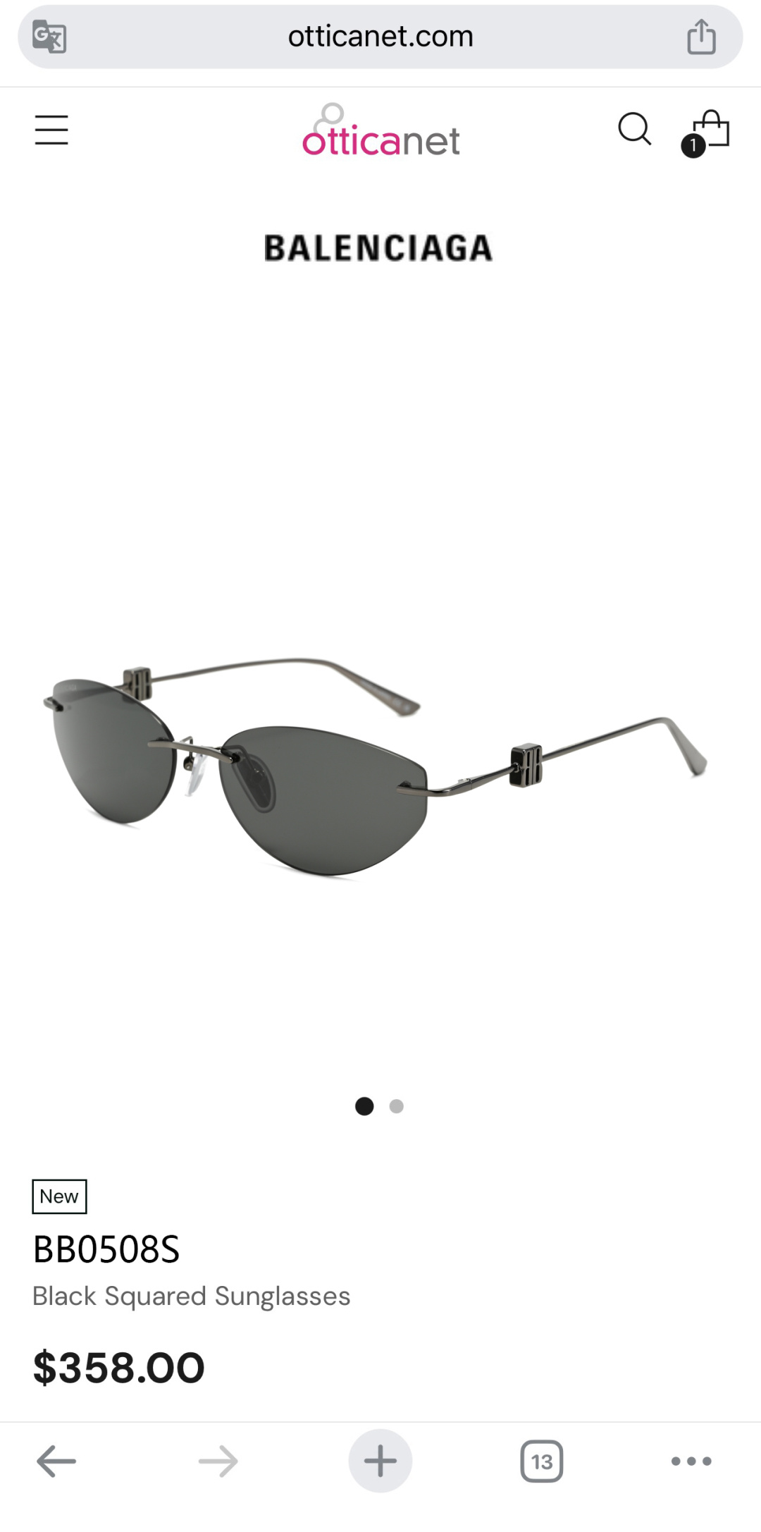 BALENCIAG*MOD：BB0508Ssize：61口17-145