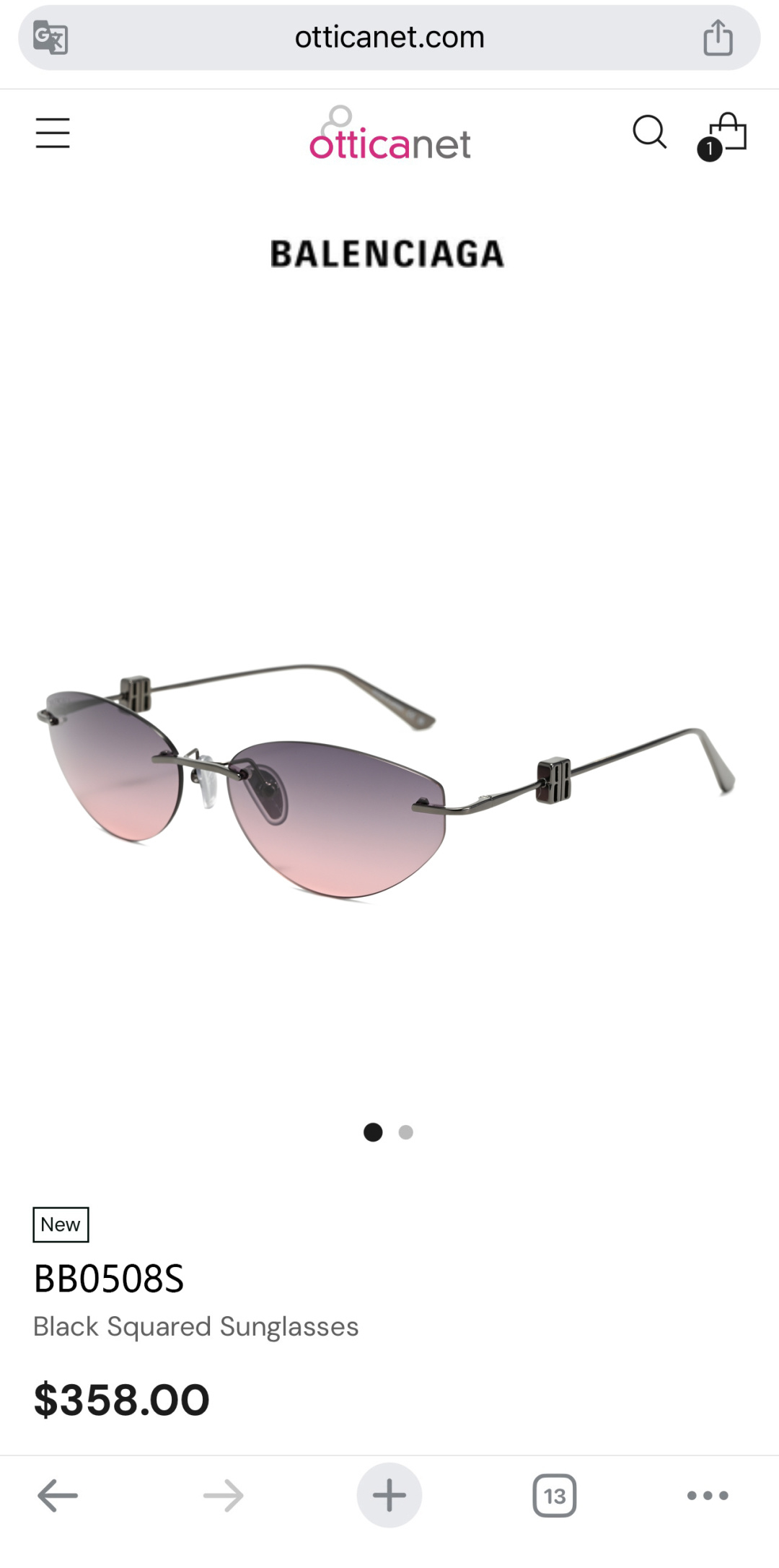 BALENCIAG*MOD：BB0508Ssize：61口17-145