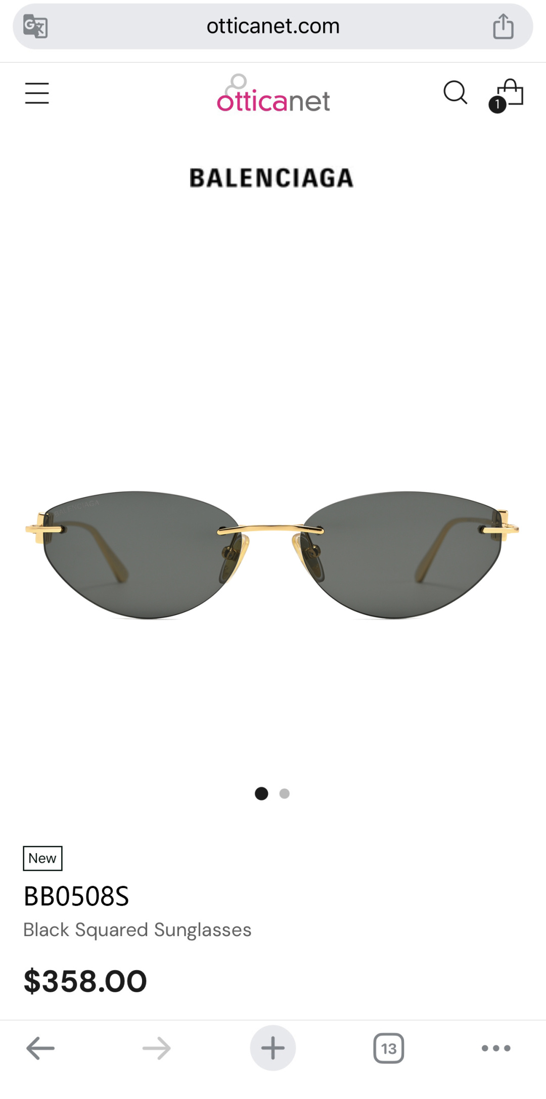 BALENCIAG*MOD：BB0508Ssize：61口17-145