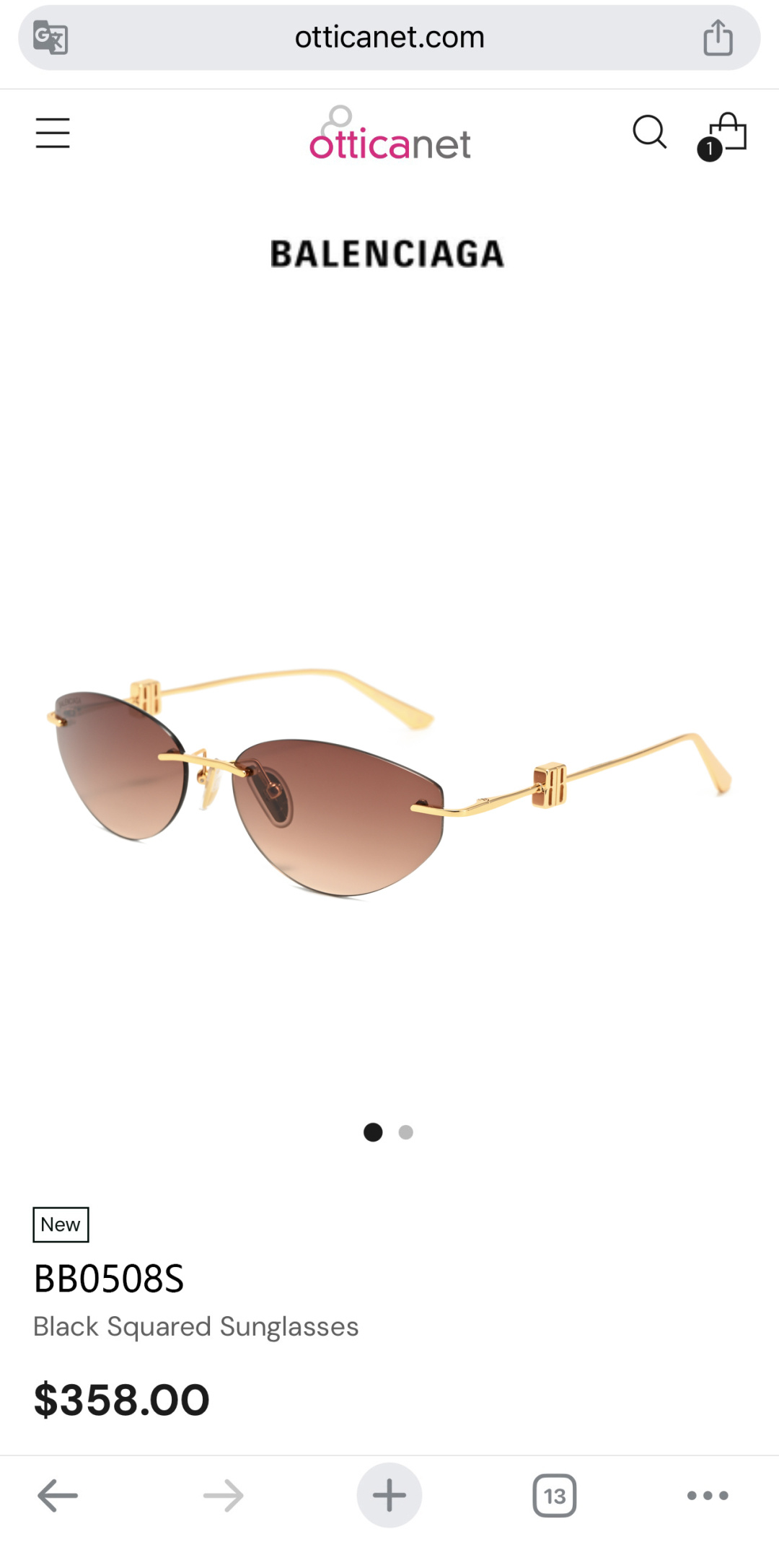 BALENCIAG*MOD：BB0508Ssize：61口17-145