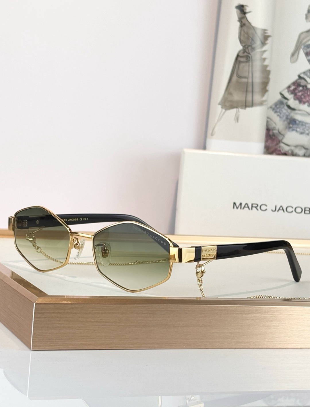 Marc jacobs Mod:MARC 496/sSize:55-17-140链条⛓️