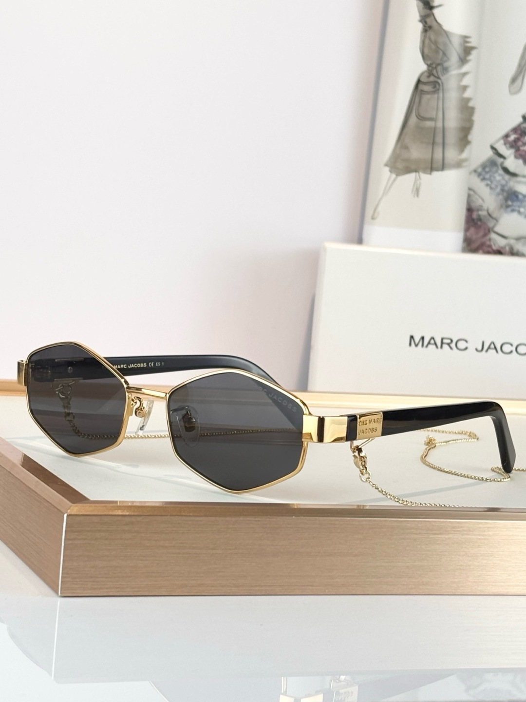 Marc jacobs Mod:MARC 496/sSize:55-17-140链条⛓️