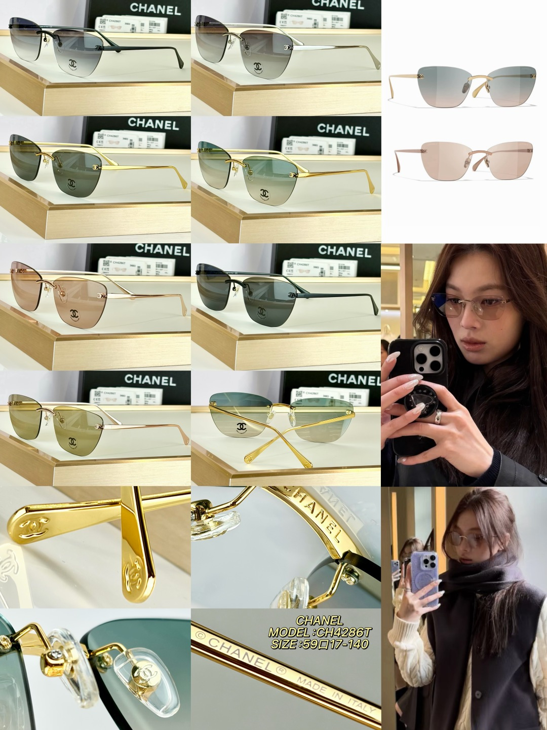 CHANEL MODEL：CH4286 TALLA：59口17-140
