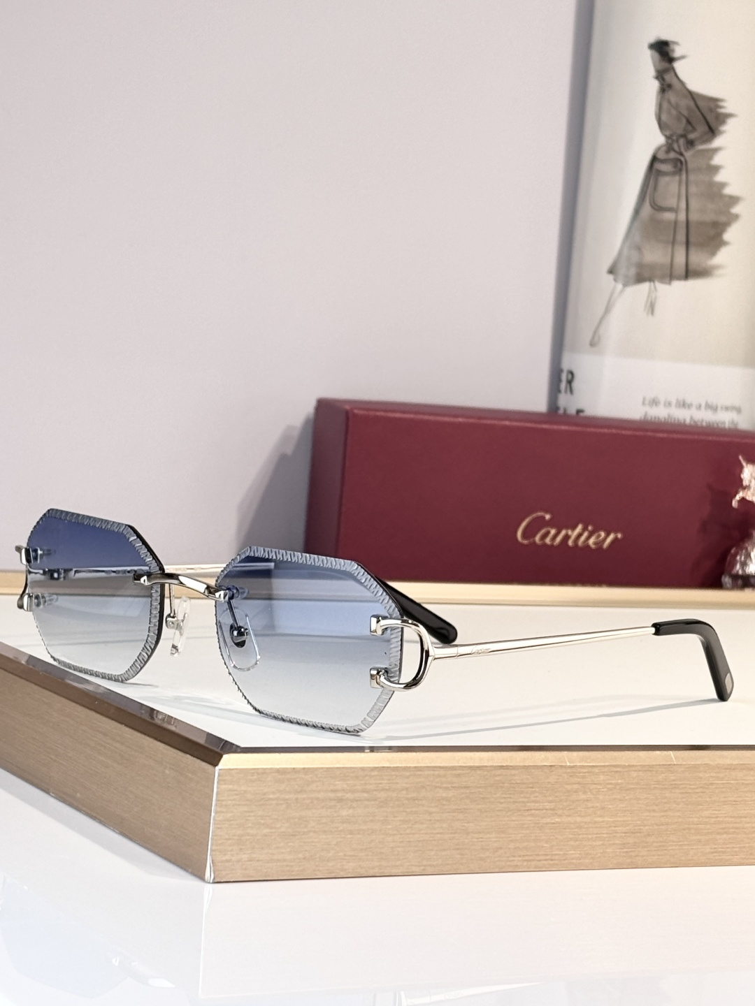 Cartier MOD：CT0092O Size：55口18-135 