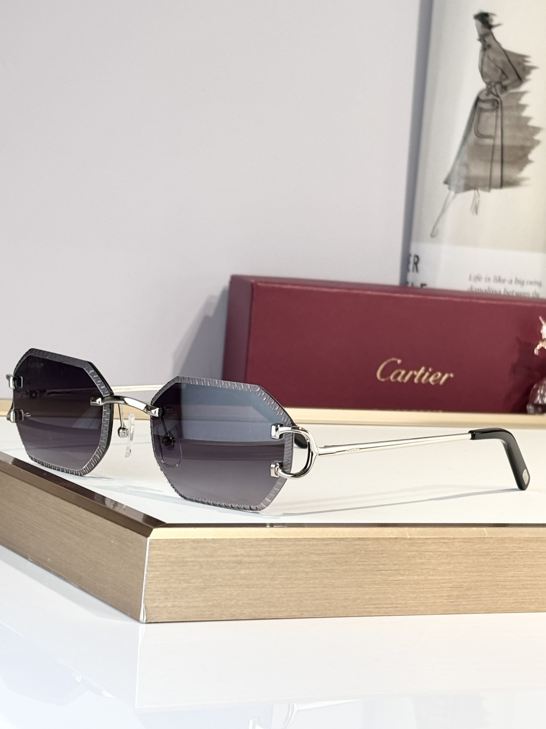 Cartier MOD：CT0092O Size：55口18-135 