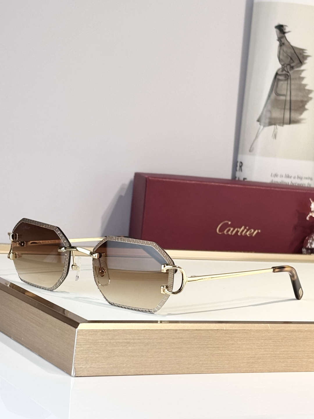 Cartier MOD：CT0092O Size：55口18-135 