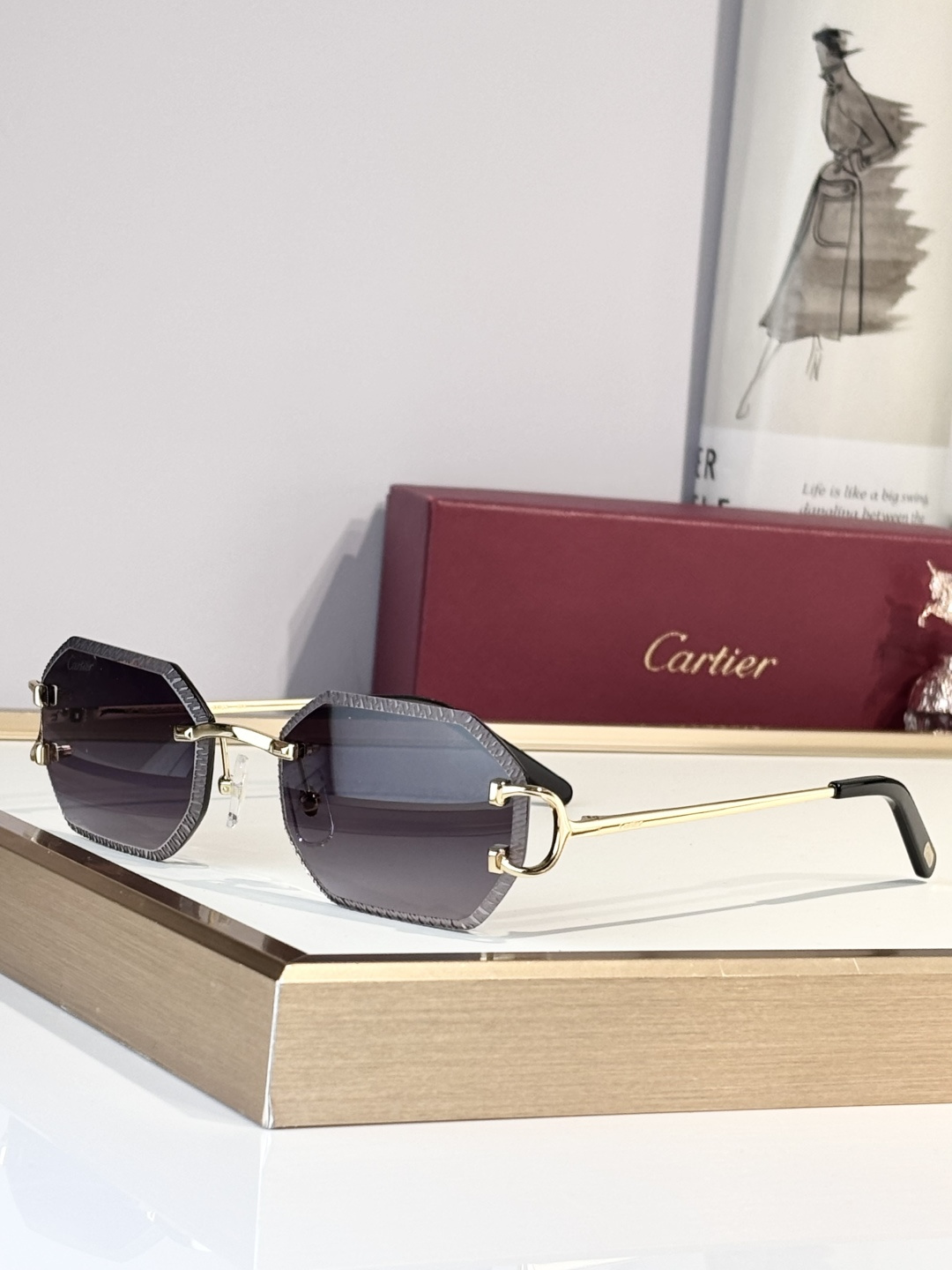 Cartier MOD：CT0092O Size：55口18-135 