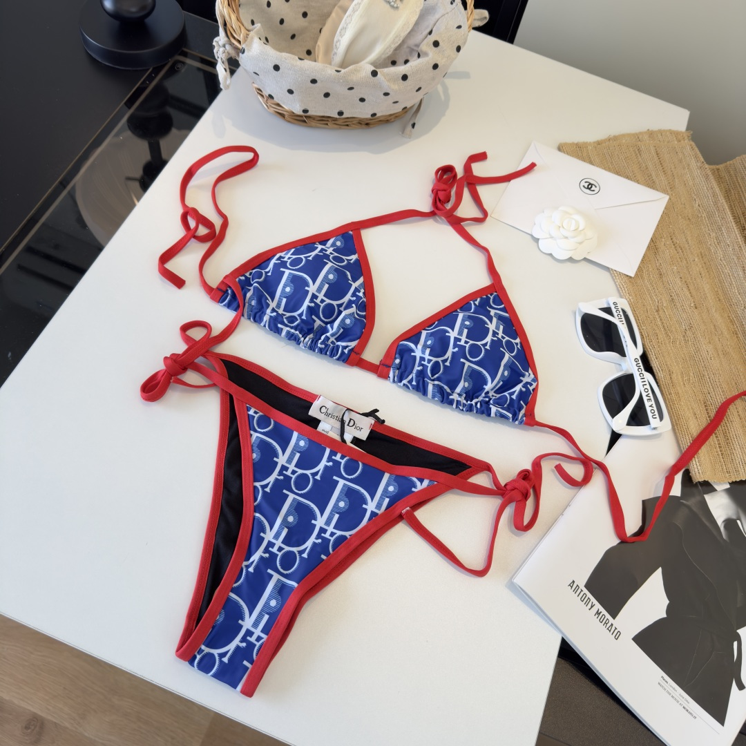 。Dior迪奥比基尼👙❤️😍🥰适合多种场景的游泳衣🏊‍♀️海边 游泳池 温泉 水上乐园 漂流都可以😌内搭