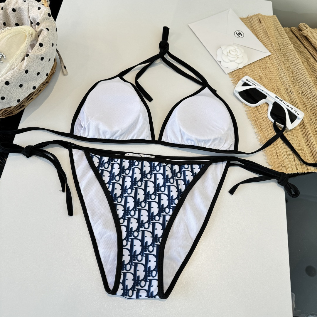 。Dior迪奥比基尼👙❤️😍🥰适合多种场景的游泳衣🏊‍♀️海边 游泳池 温泉 水上乐园 漂流都可以😌内搭