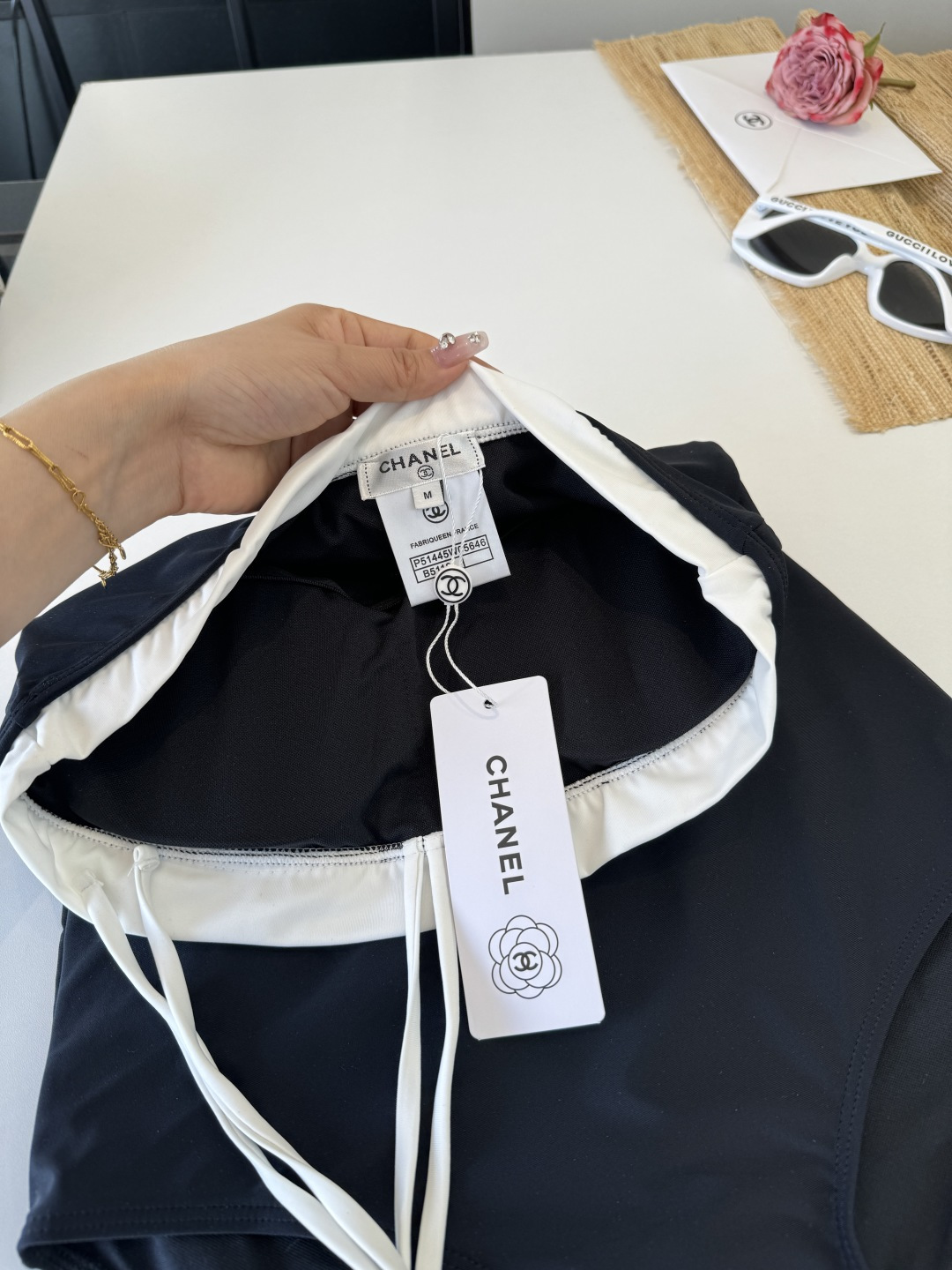 。Chanel香奈儿新款连体泳衣S M L XL