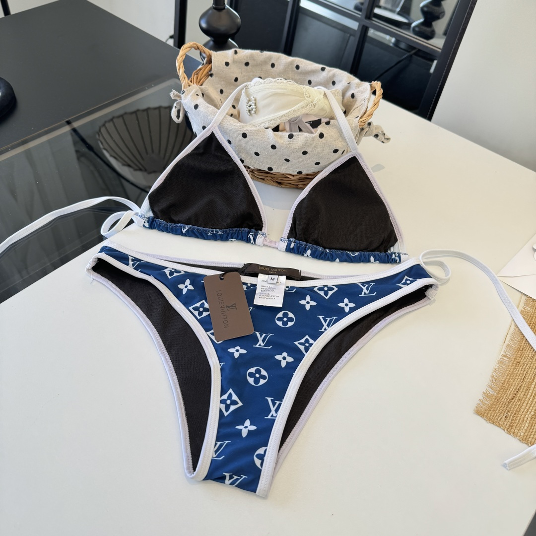 。LV路易威登 比基尼👙 上身超级棒！同步各大专柜发售，自然而然呈现时尚感！十分减龄，具有年轻活力。 码