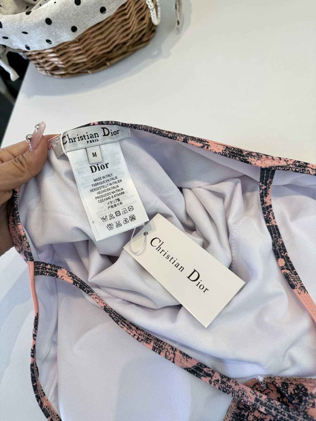 。Dior迪奥官方新款连体泳衣比基尼，S M L XL