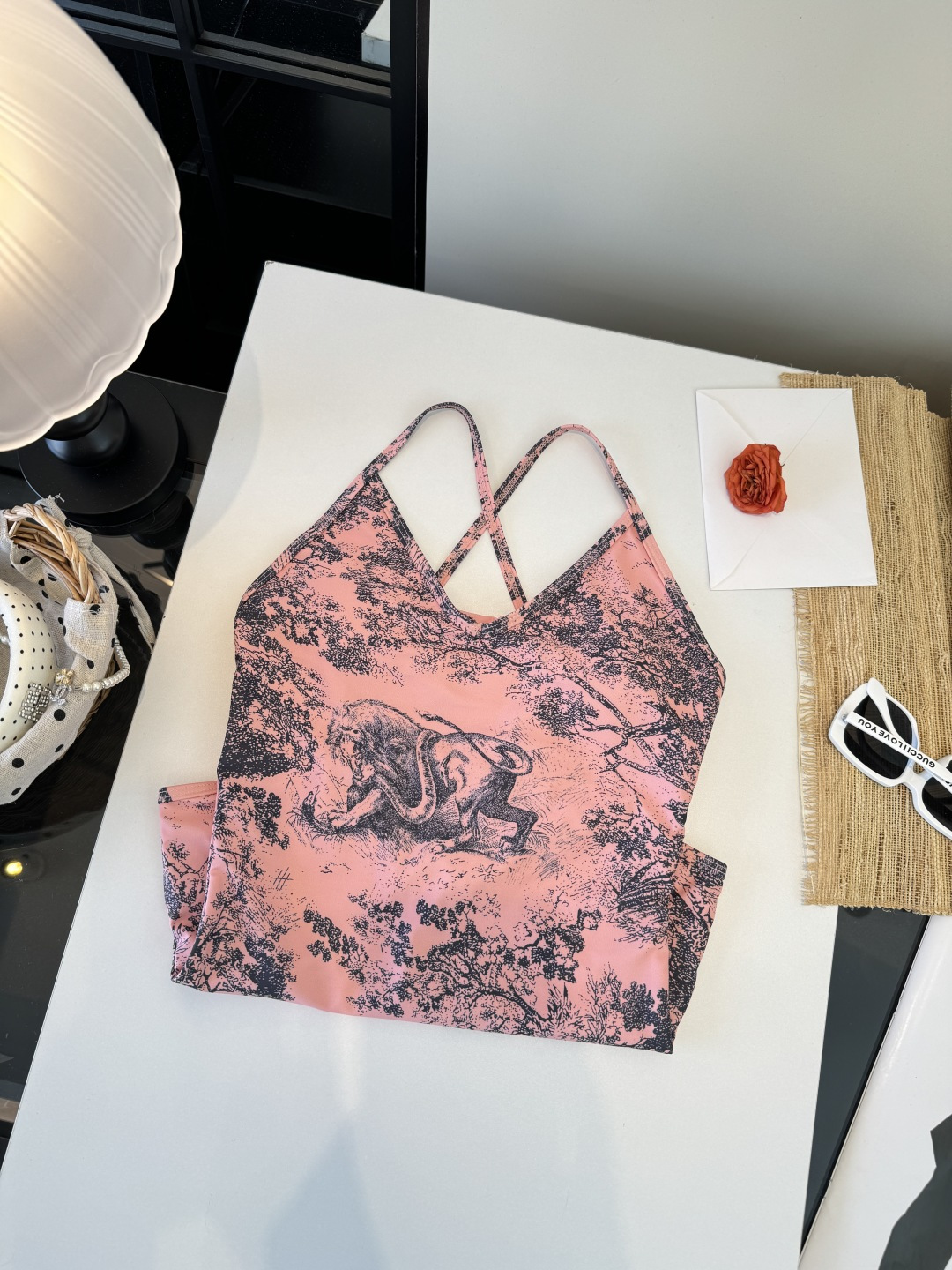 。Dior迪奥官方新款连体泳衣比基尼，S M L XL