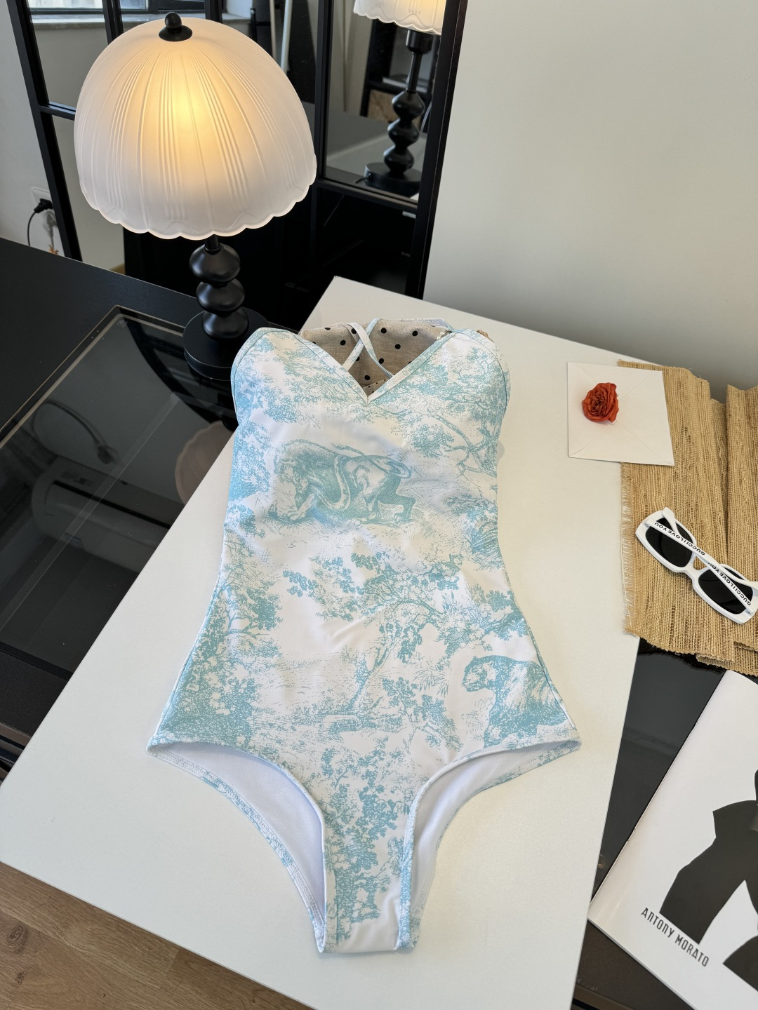 。Dior迪奥官方新款连体泳衣比基尼，S M L XL