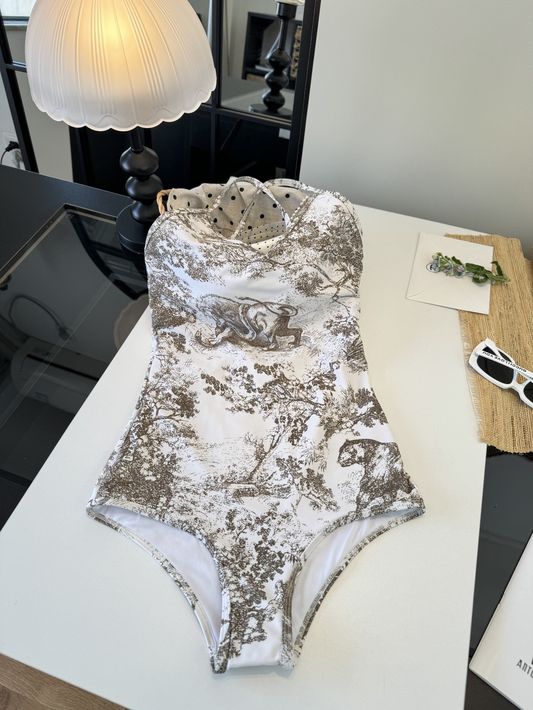 。Dior迪奥官方新款连体泳衣比基尼，S M L XL