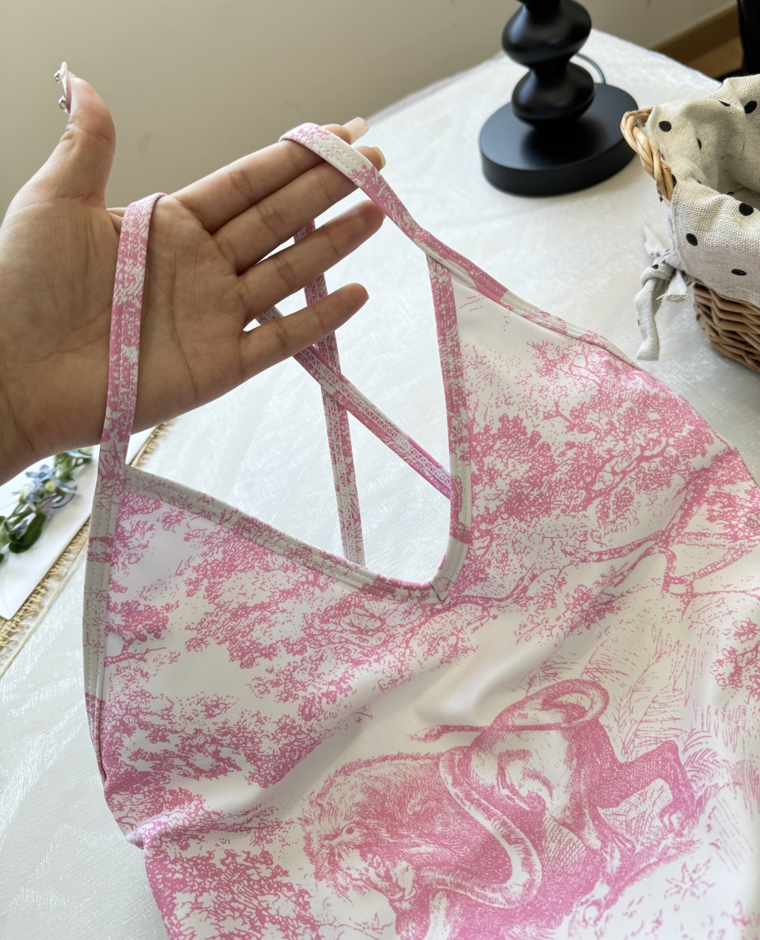 。Dior迪奥官方新款连体泳衣比基尼，S M L XL