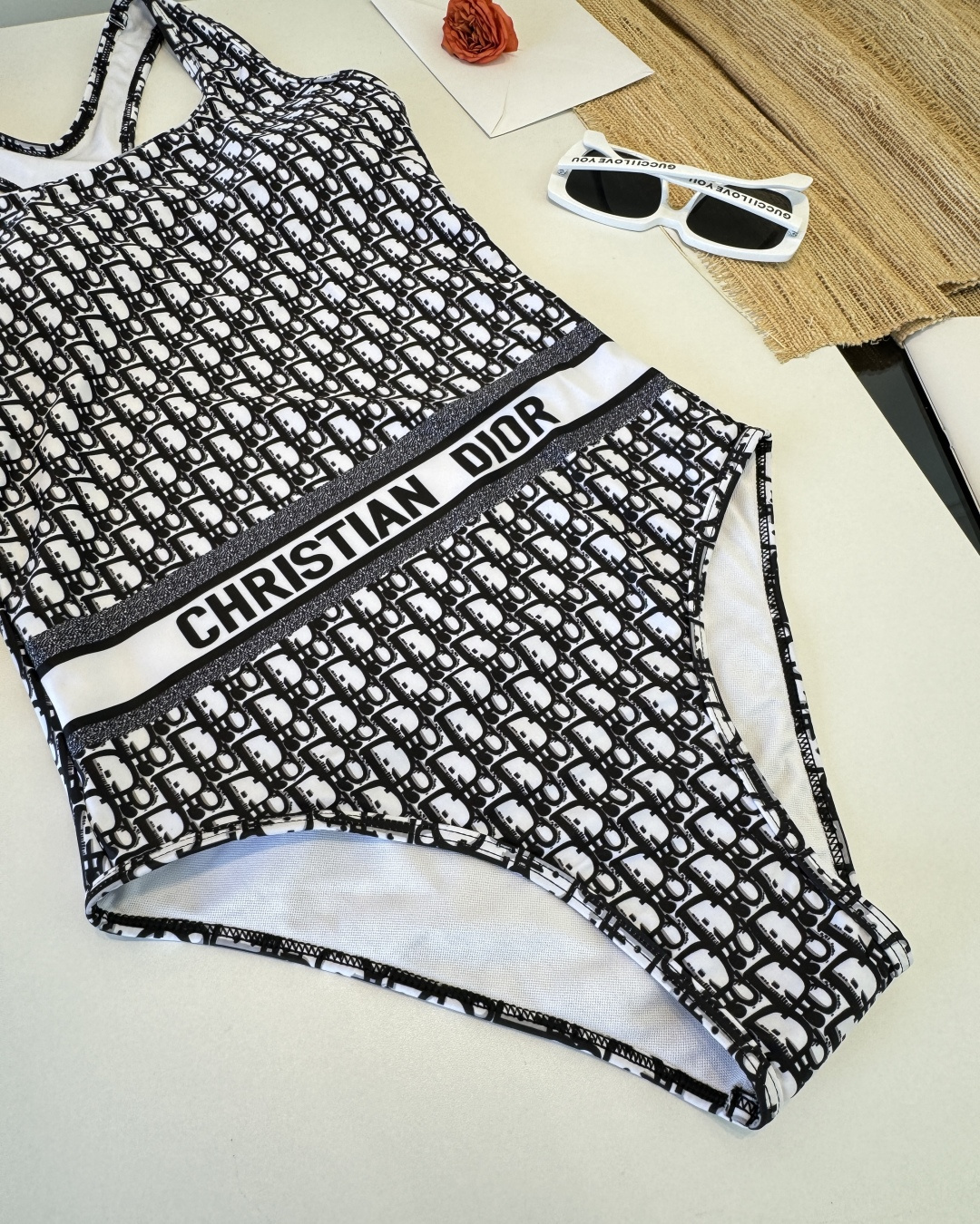 。Dior迪奥官方新款连体泳衣比基尼，S M L XL