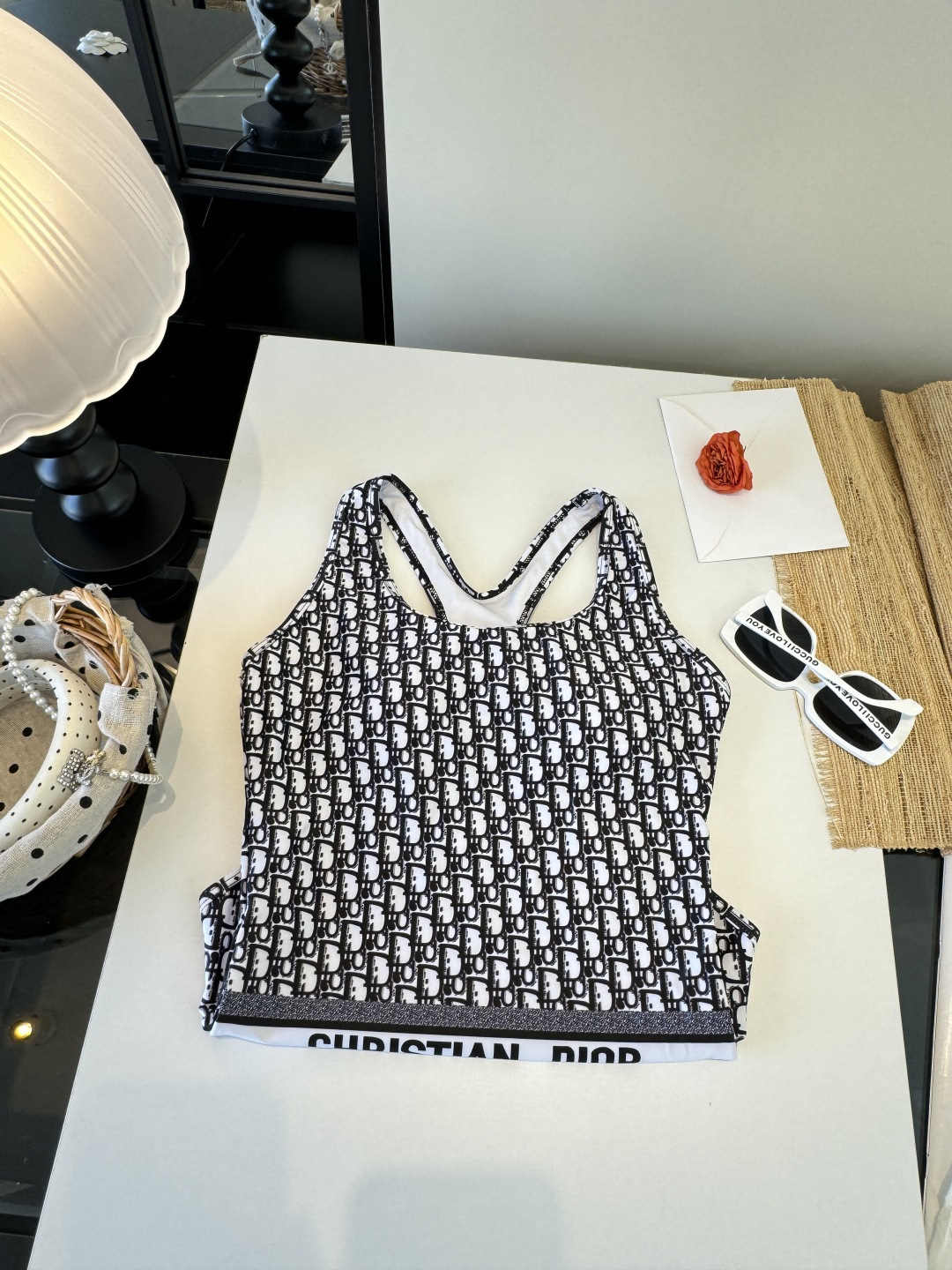 。Dior迪奥官方新款连体泳衣比基尼，S M L XL