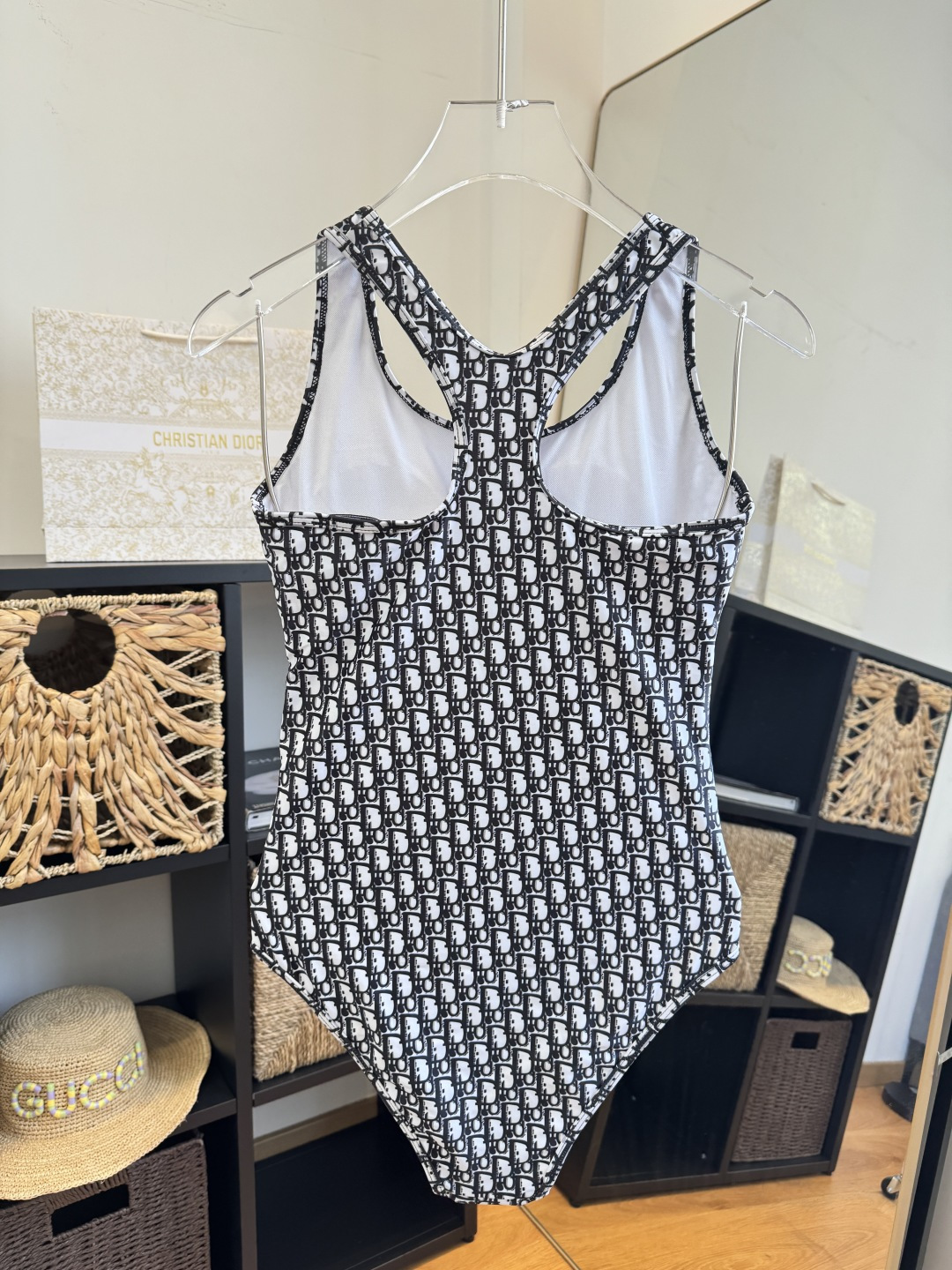 。Dior迪奥官方新款连体泳衣比基尼，S M L XL