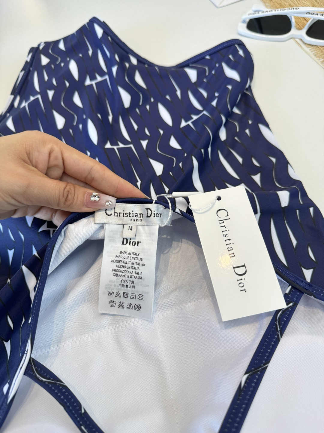 。Dior迪奥官方新款连体泳衣比基尼，S M L XL