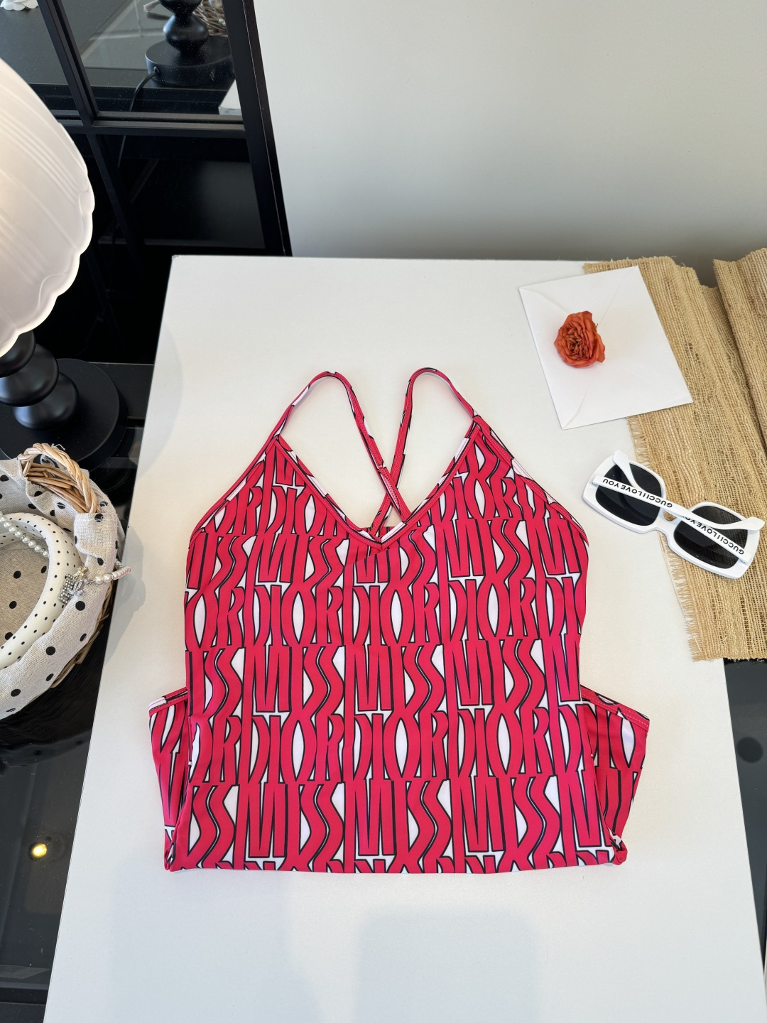 。Dior迪奥官方新款连体泳衣比基尼，S M L XL