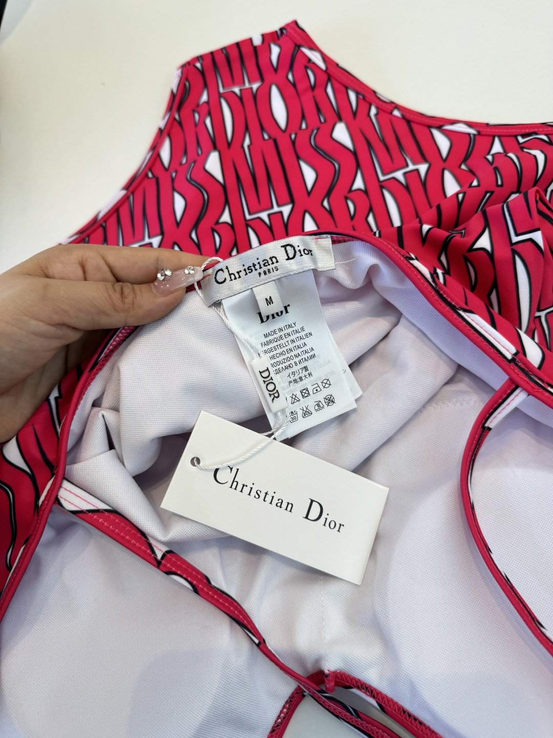 。Dior迪奥官方新款连体泳衣比基尼，S M L XL