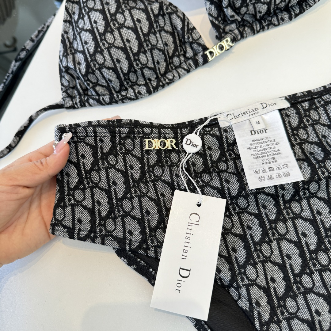 。Dior迪奥官方新款分体泳衣比基尼，S M L XL