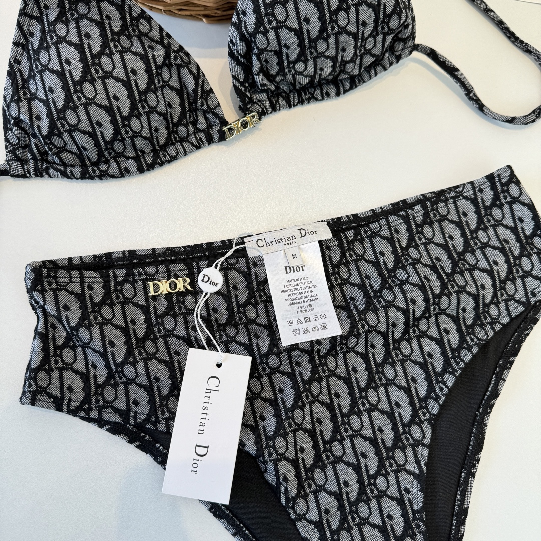 。Dior迪奥官方新款分体泳衣比基尼，S M L XL