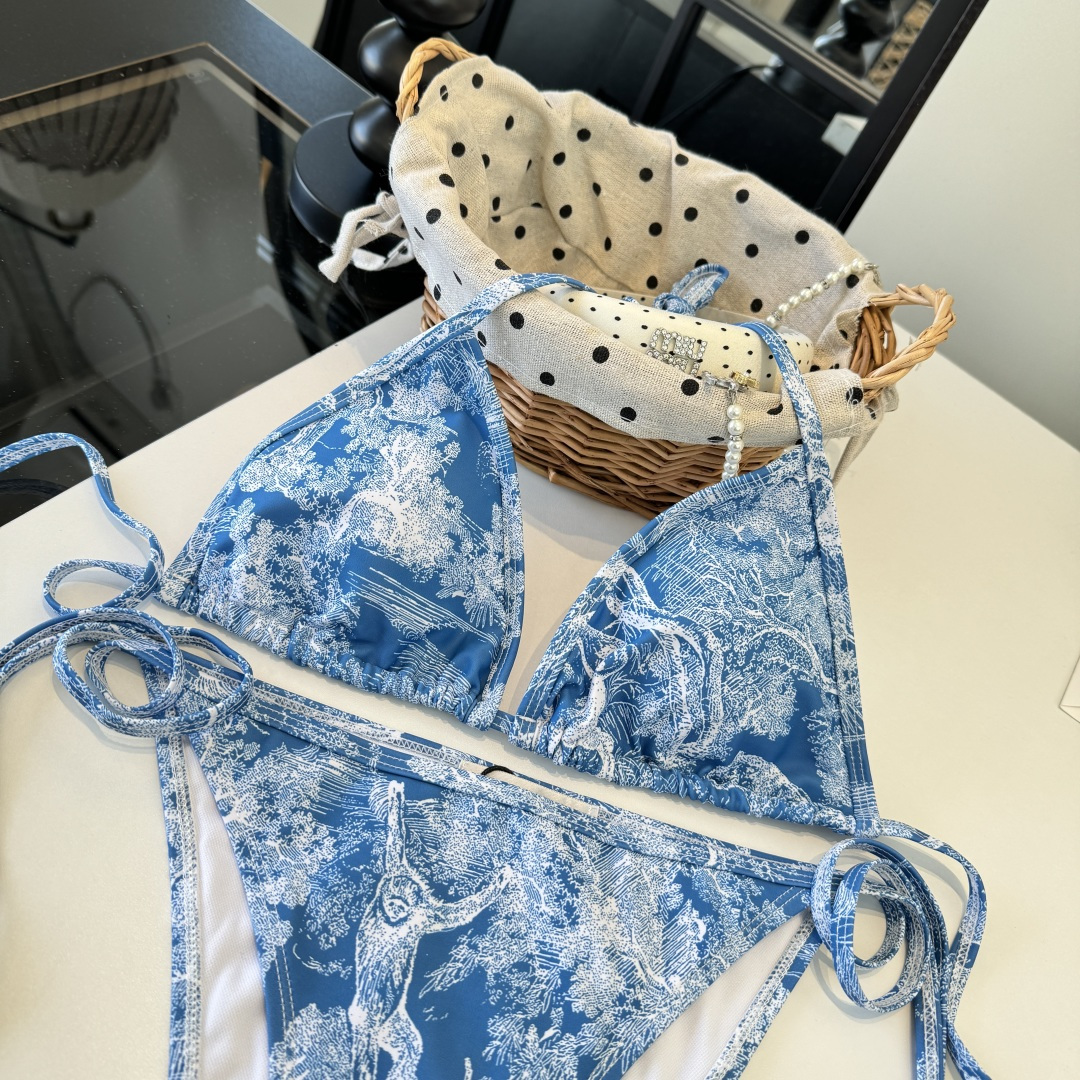 。Dior迪奥官方新款分体泳衣比基尼，S M L XL