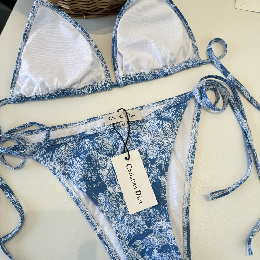 。Dior迪奥官方新款分体泳衣比基尼，S M L XL