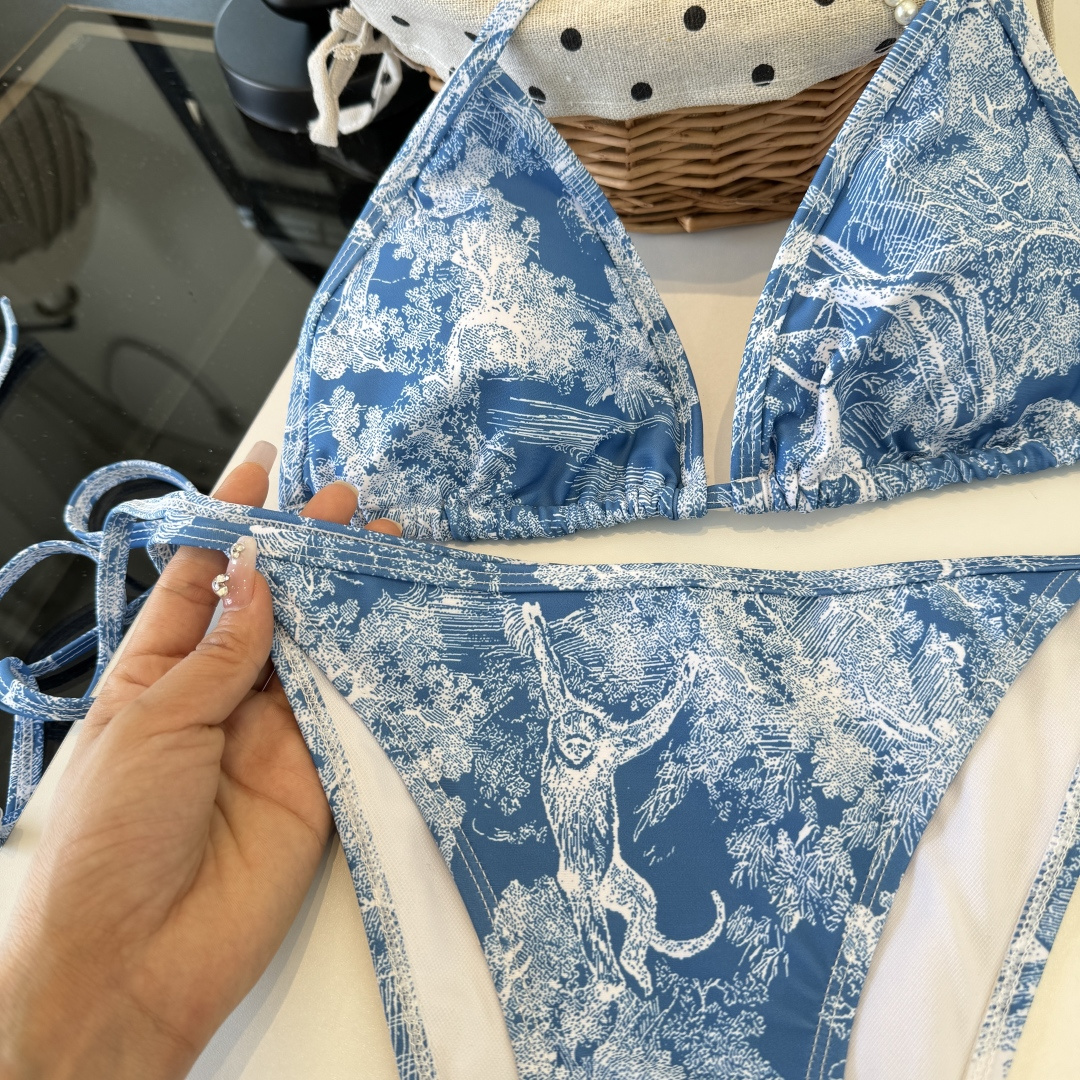 。Dior迪奥官方新款分体泳衣比基尼，S M L XL