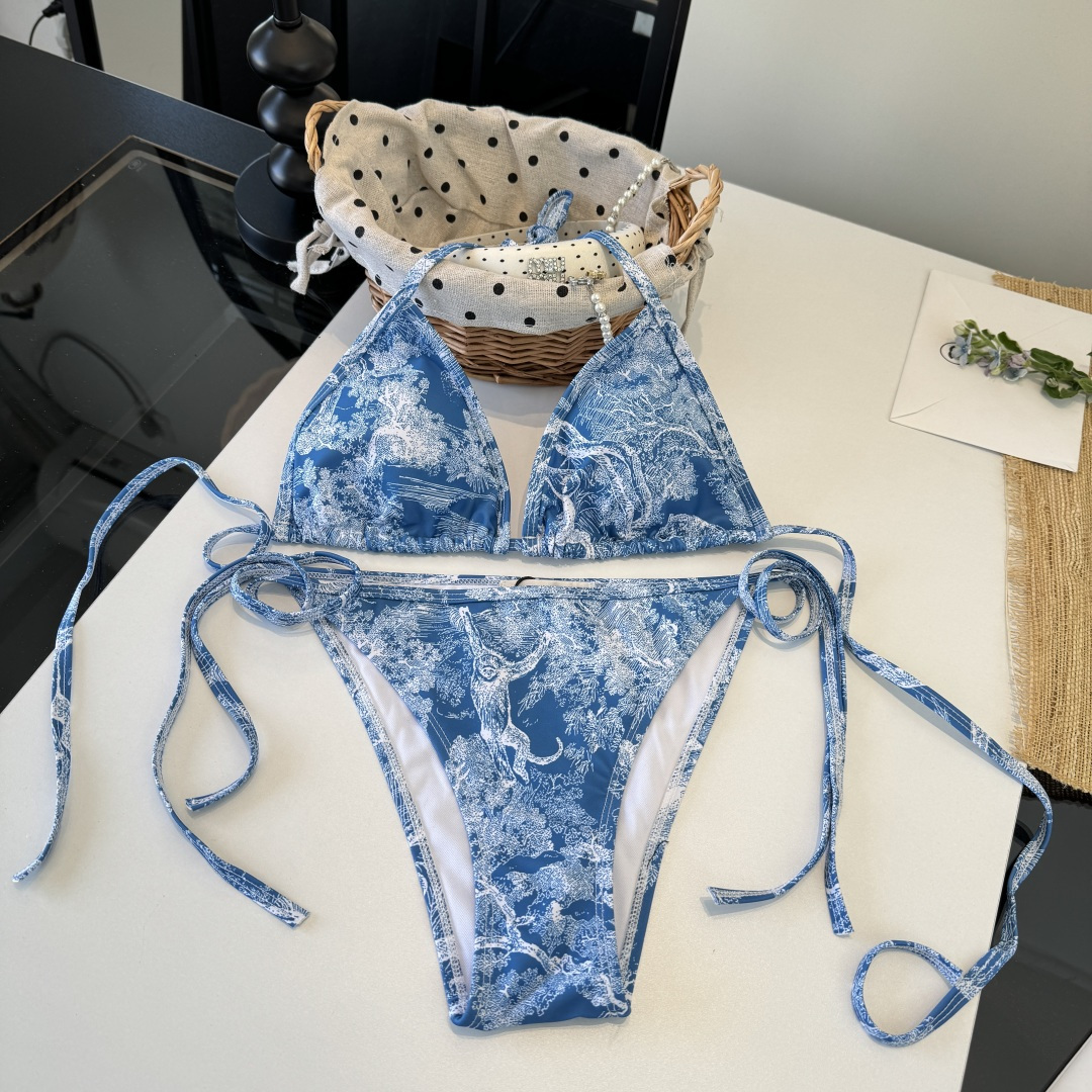 。Dior迪奥官方新款分体泳衣比基尼，S M L XL