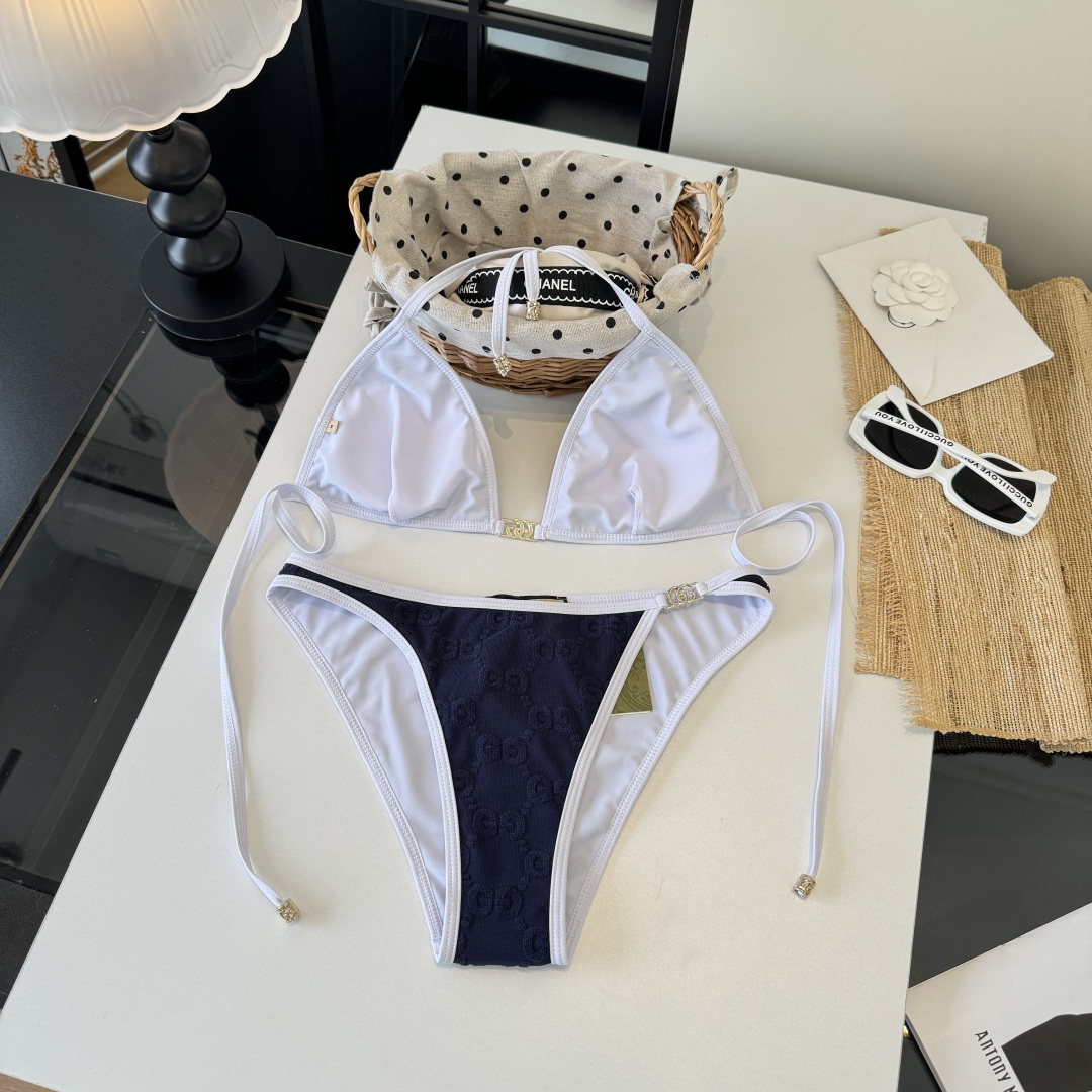 Gucci古奇分体泳衣👙 上身超级棒！同步各大专柜发售，自然而然呈现时尚感！十分减龄，具有年轻活力。 码