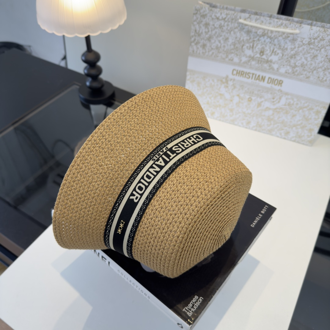 PDior迪奥跑量款桶帽，夏日爆款草帽，头围57cm