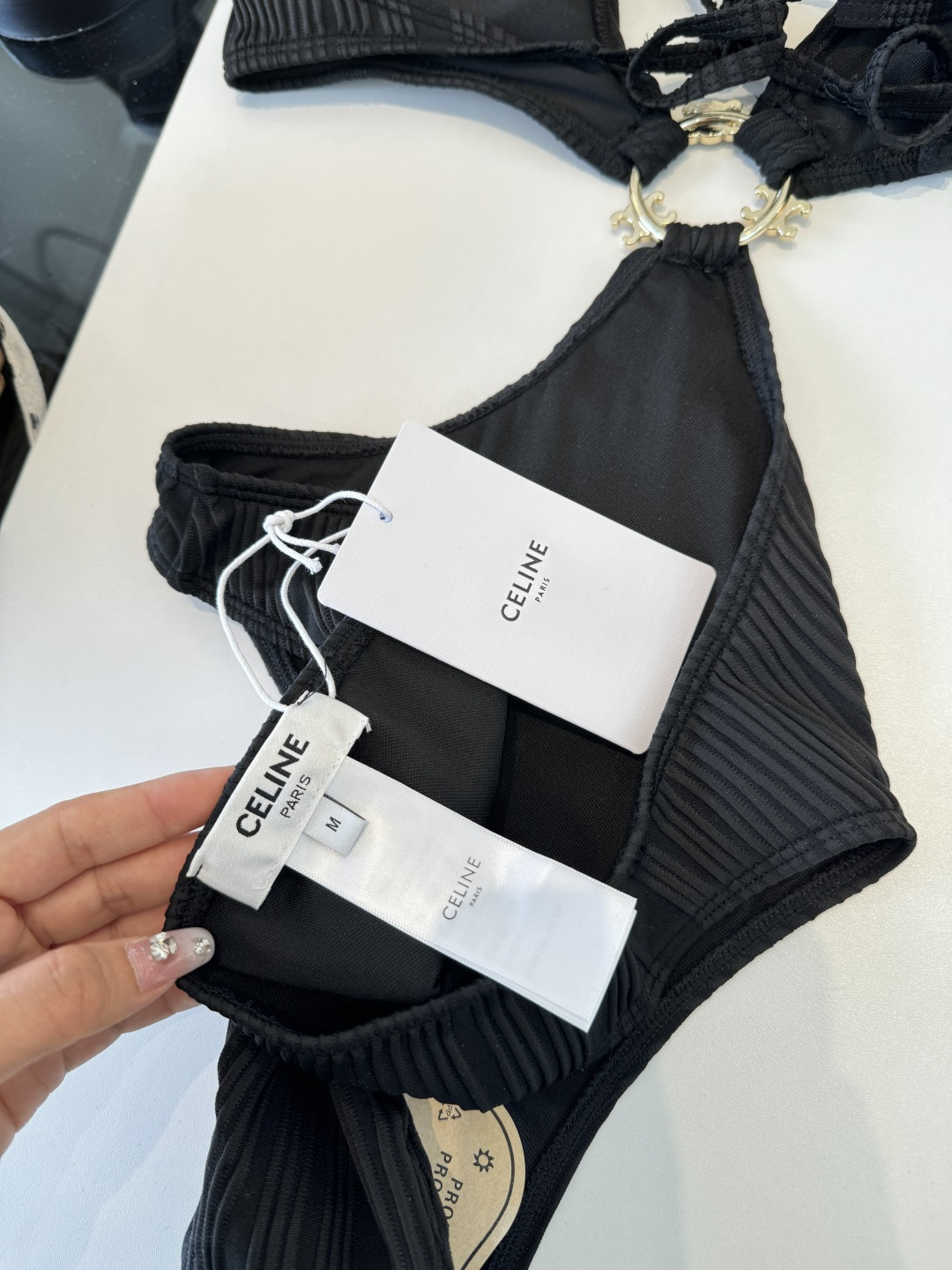 。Celine赛琳新款连体比基尼泳衣S M L XL