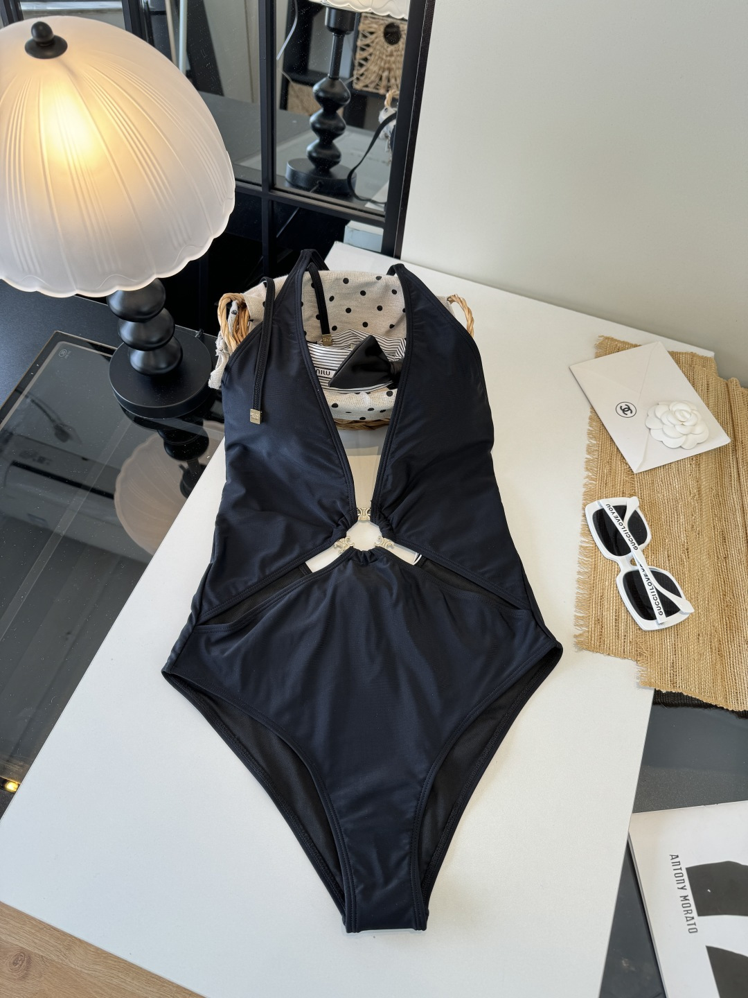 。Celine赛琳新款连体比基尼泳衣S M L XL