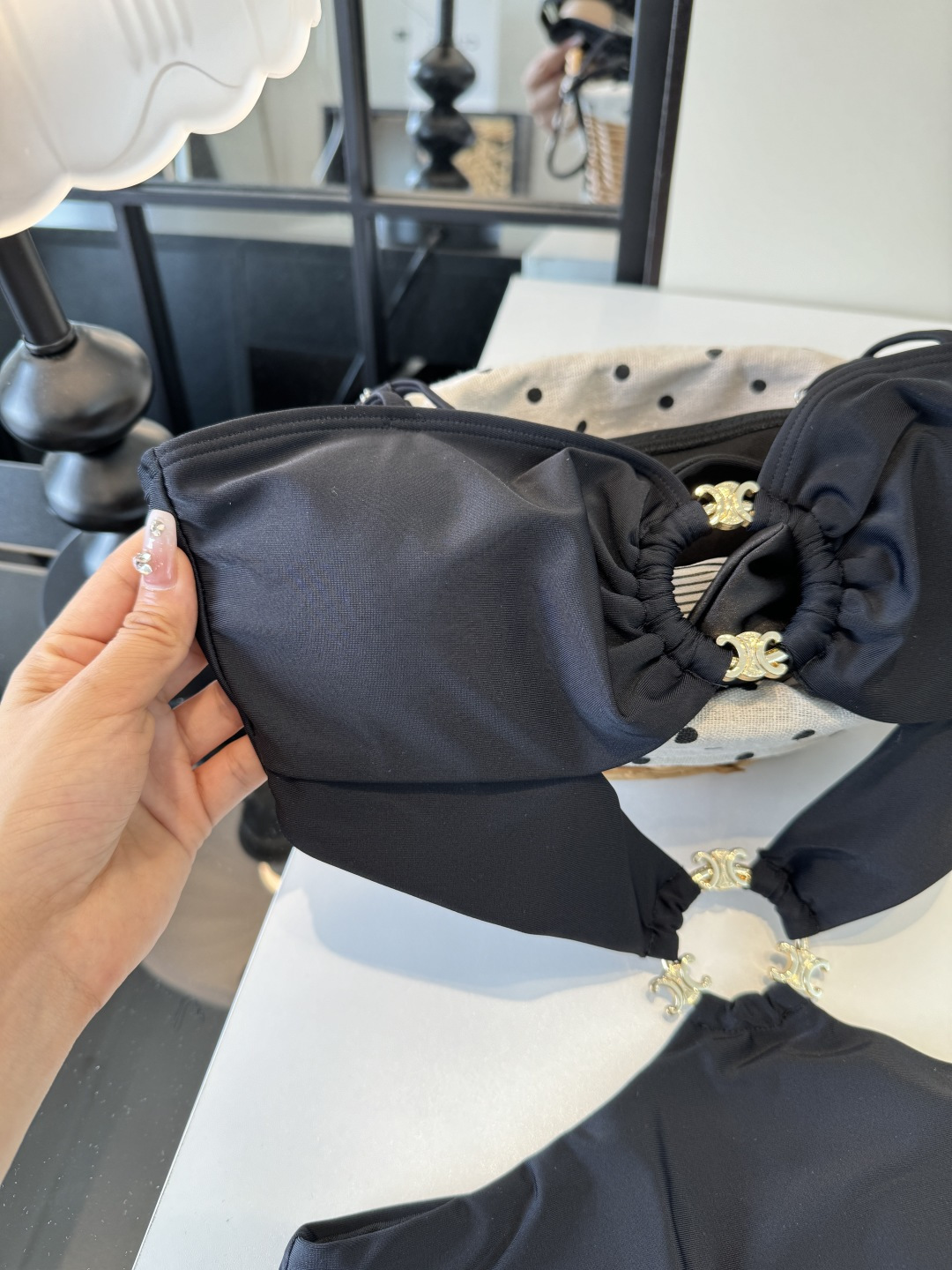 。Celine赛琳新款连体比基尼泳衣S M L XL