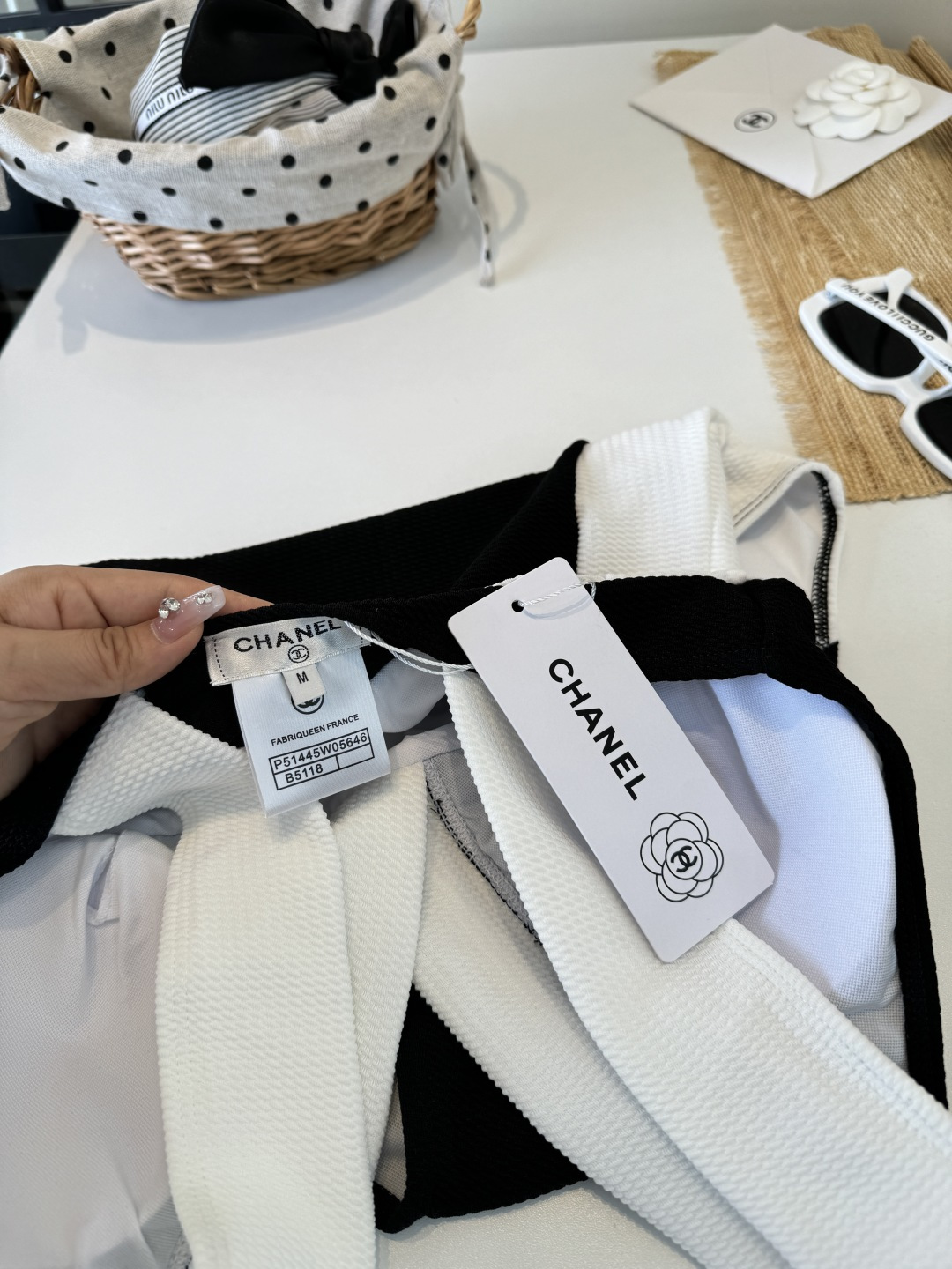 。Chanel香奈儿分体比基尼👙泳衣，S M L XL