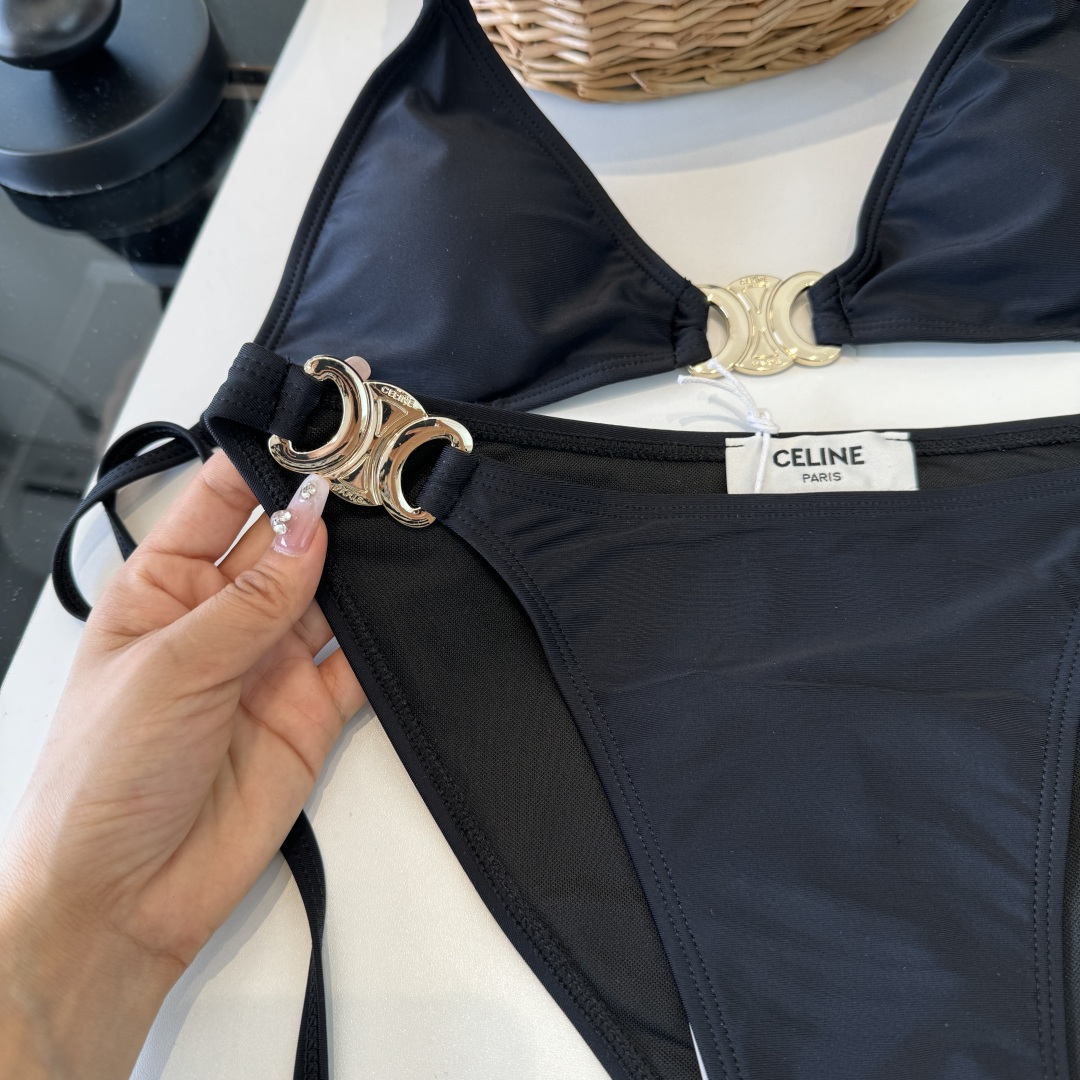 。Celine赛琳分体比基尼👙泳衣，S M L XL