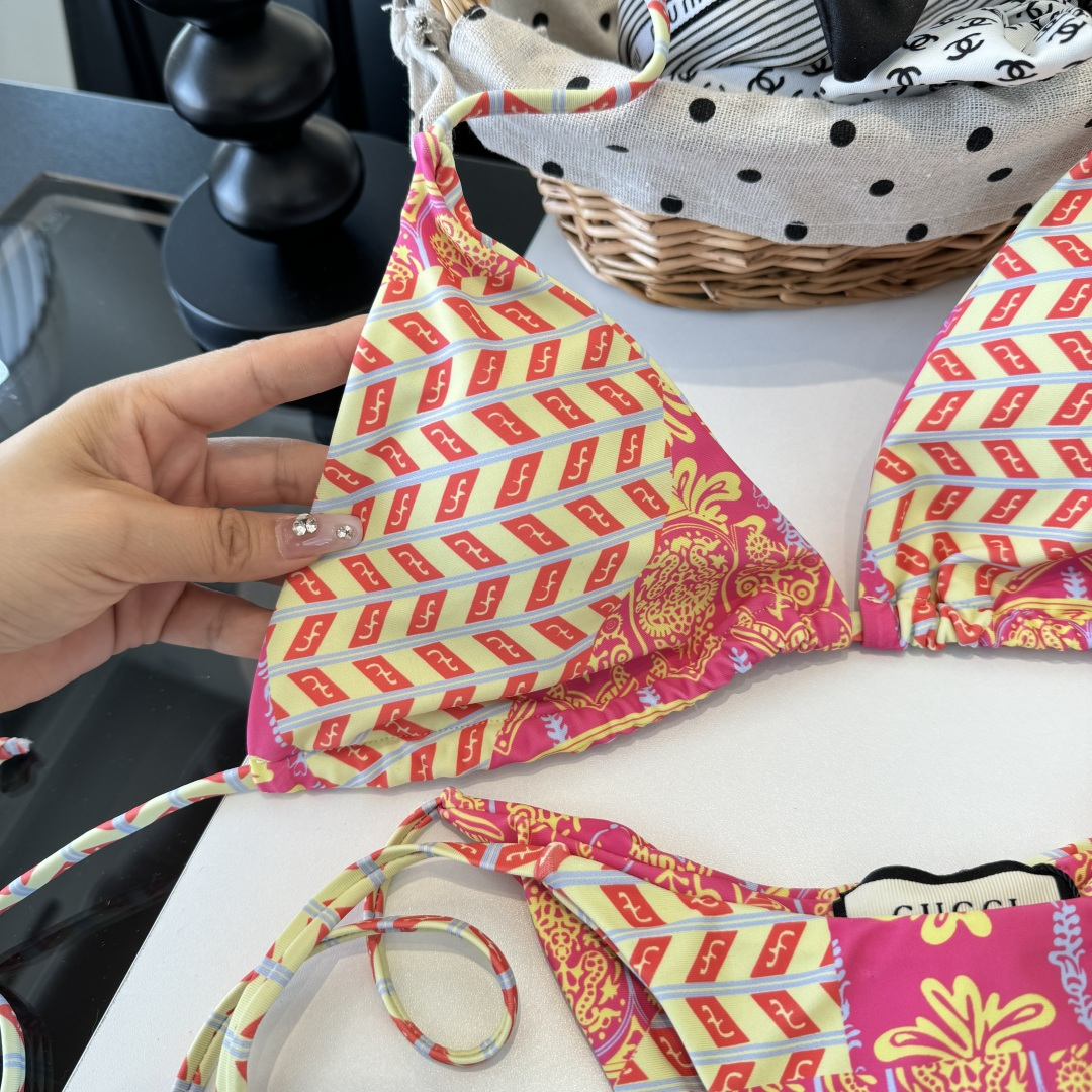 。Gucci古奇分体比基尼👙泳衣，S M L XL