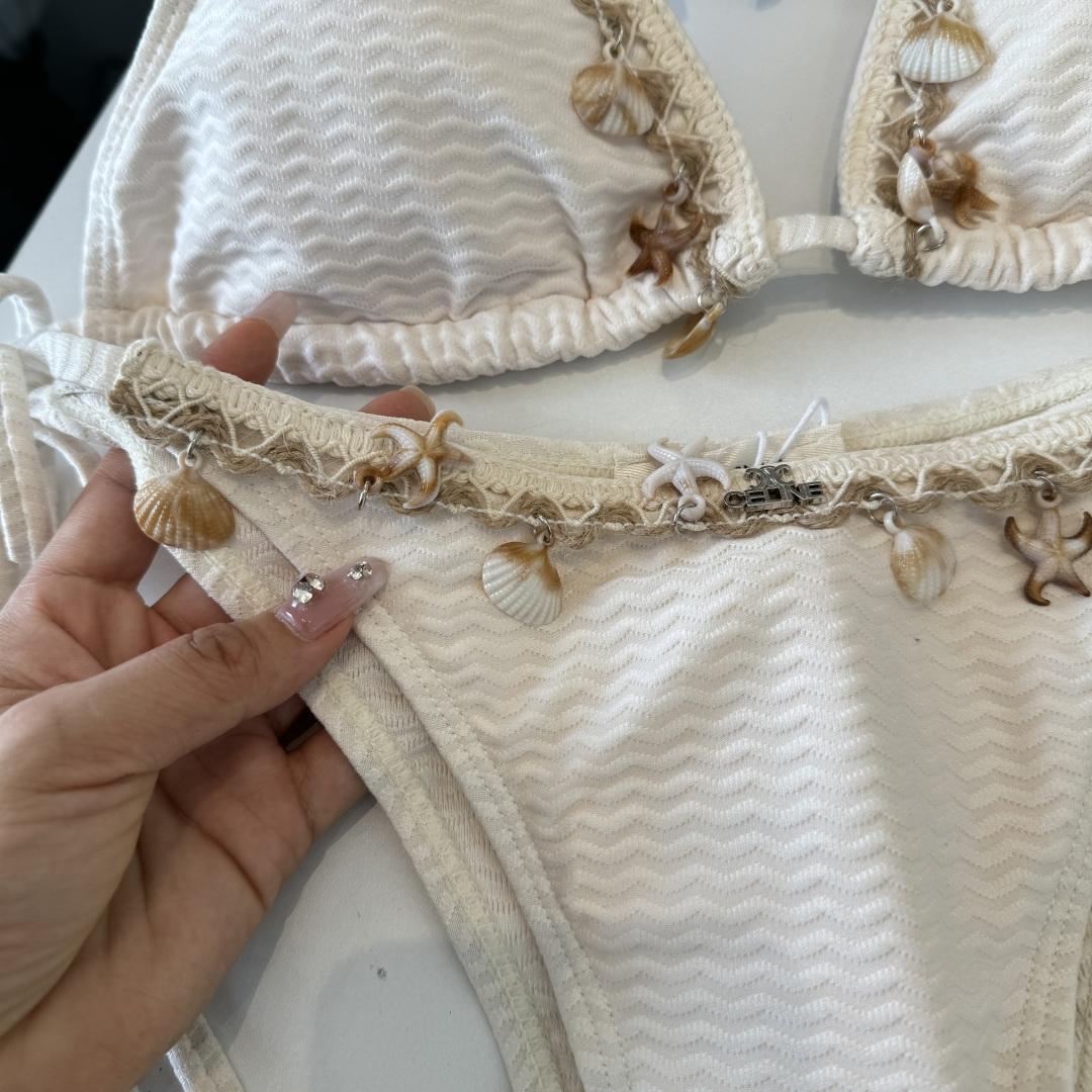 。Celine赛琳分体比基尼👙泳衣，S M L XL