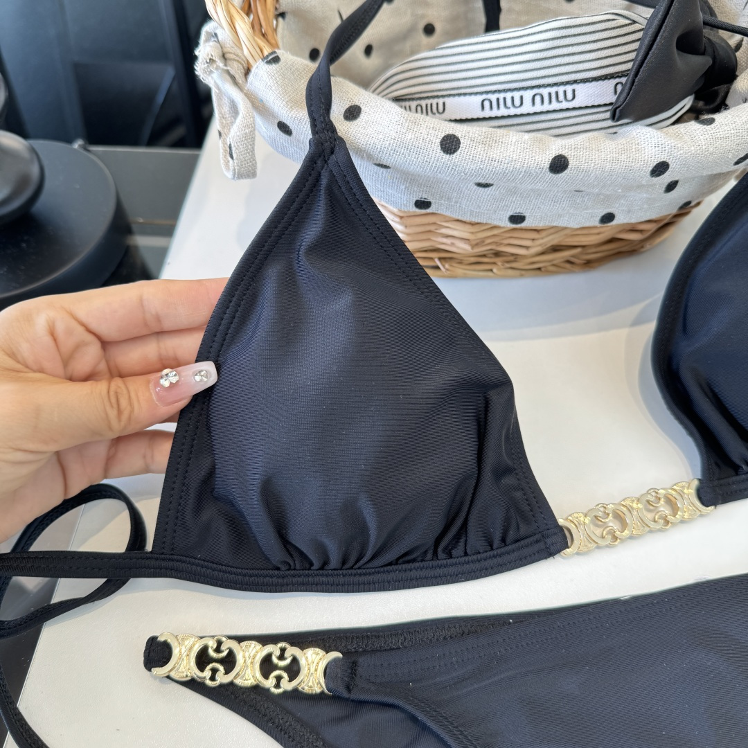 。Celine赛琳分体比基尼👙泳衣，S M L XL