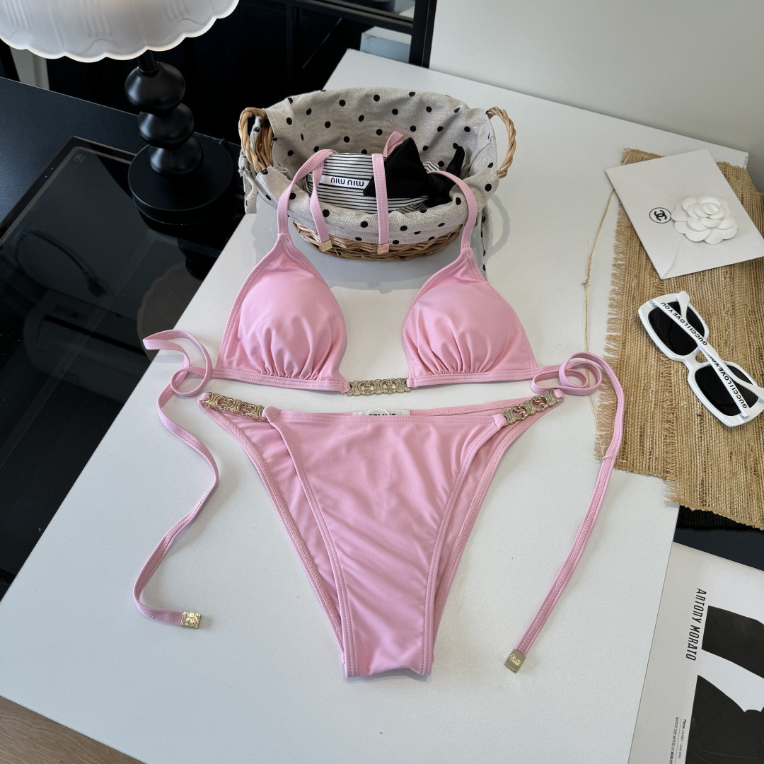 。Celine赛琳分体比基尼👙泳衣，S M L XL