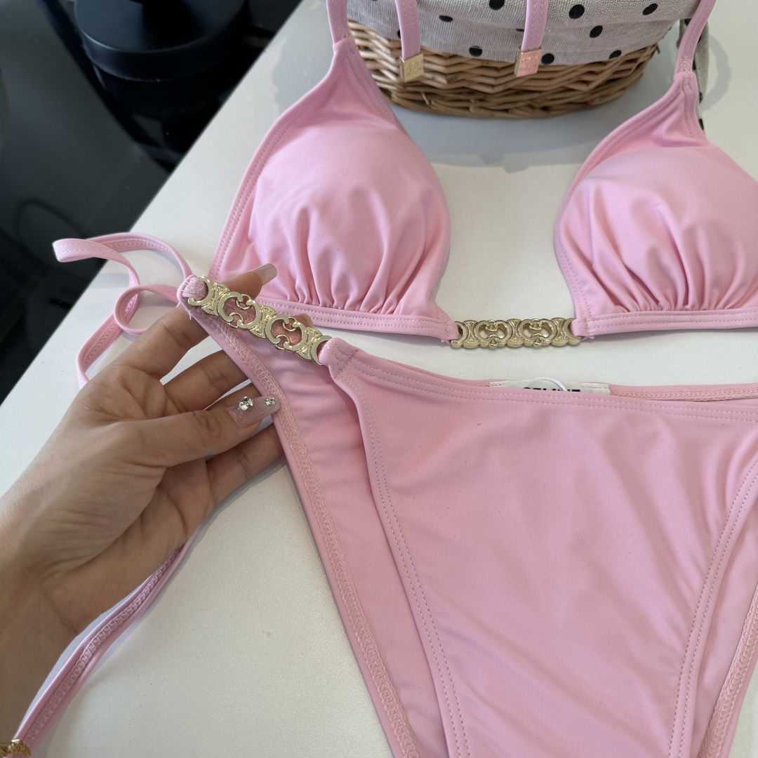 。Celine赛琳分体比基尼👙泳衣，S M L XL