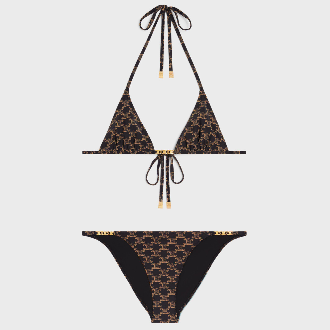 。Celine赛琳分体比基尼👙泳衣，S M L XL