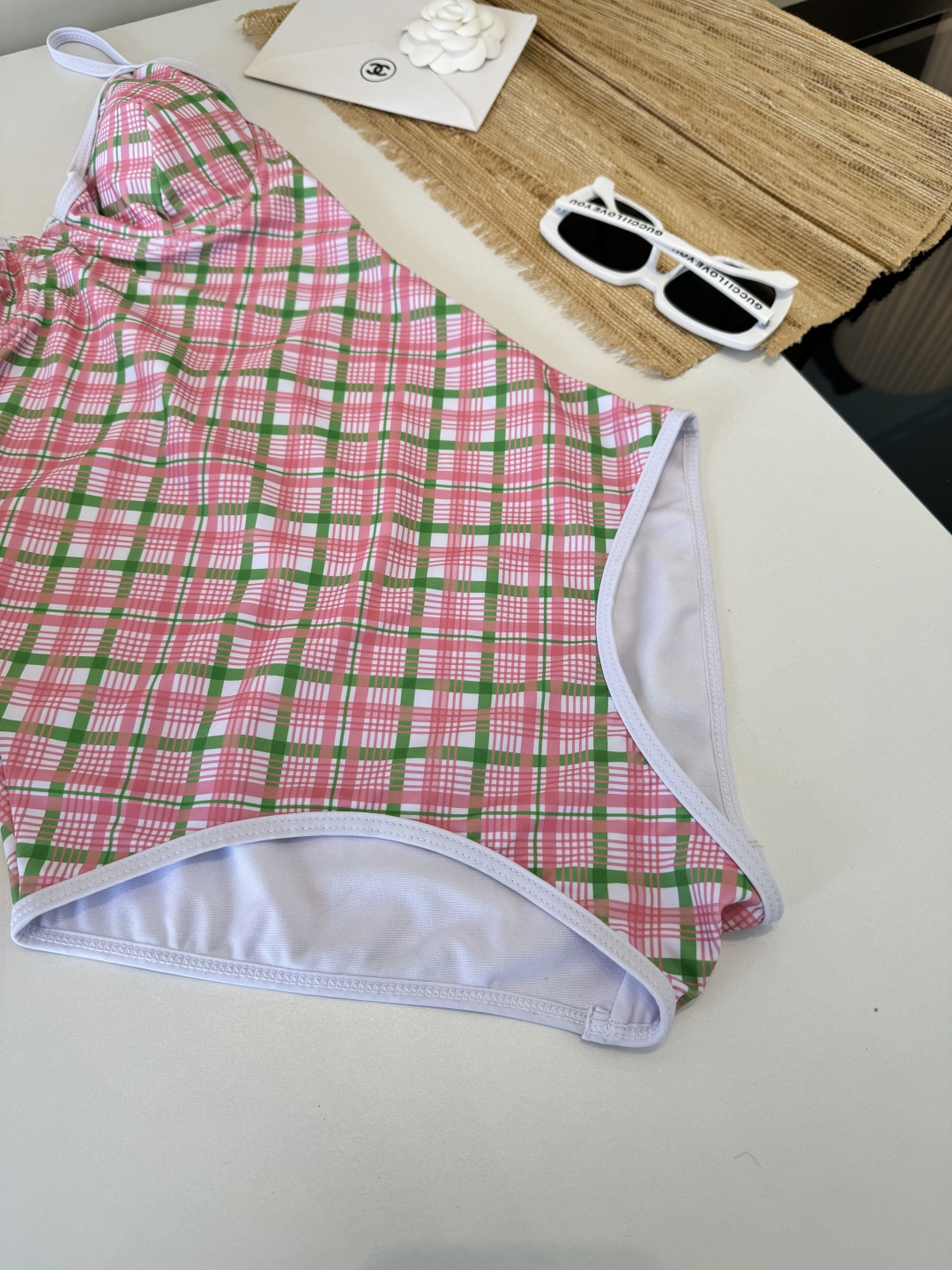 。Burberry巴宝莉格子连体泳衣比基尼👙S M L XL