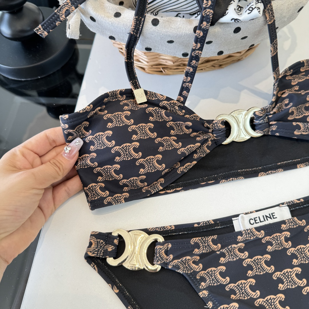 。Celine赛琳新款比基尼👙泳衣，S M L XL