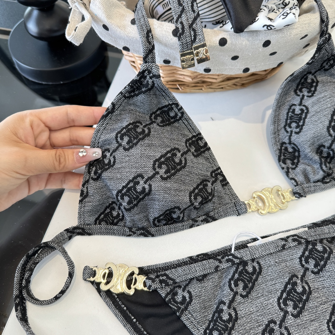 。Celine赛琳新款比基尼👙泳衣，S M L XL